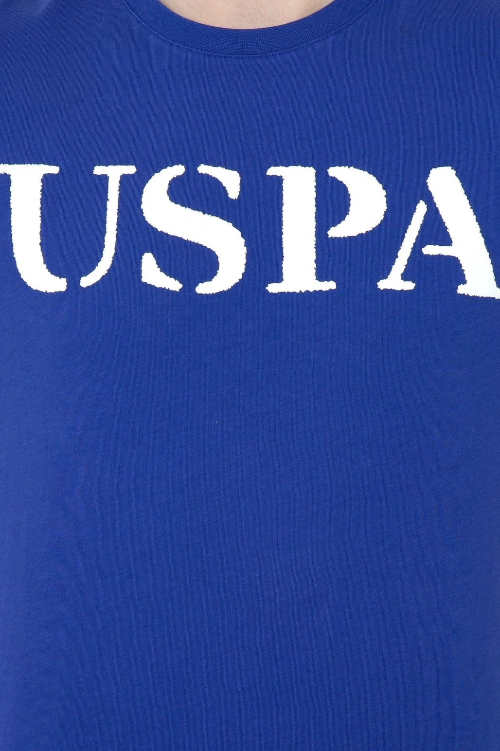 Erkek Royal Mavisi Bisiklet Yaka T-shirt Basic