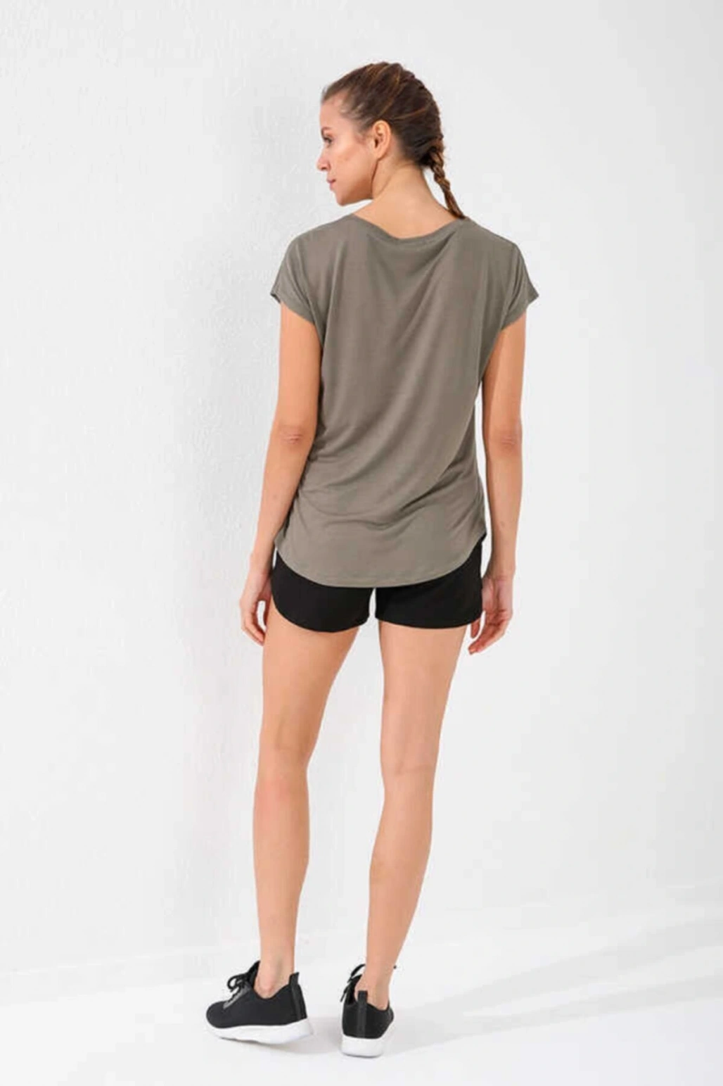 Kadın Siyah Şort 03279-01