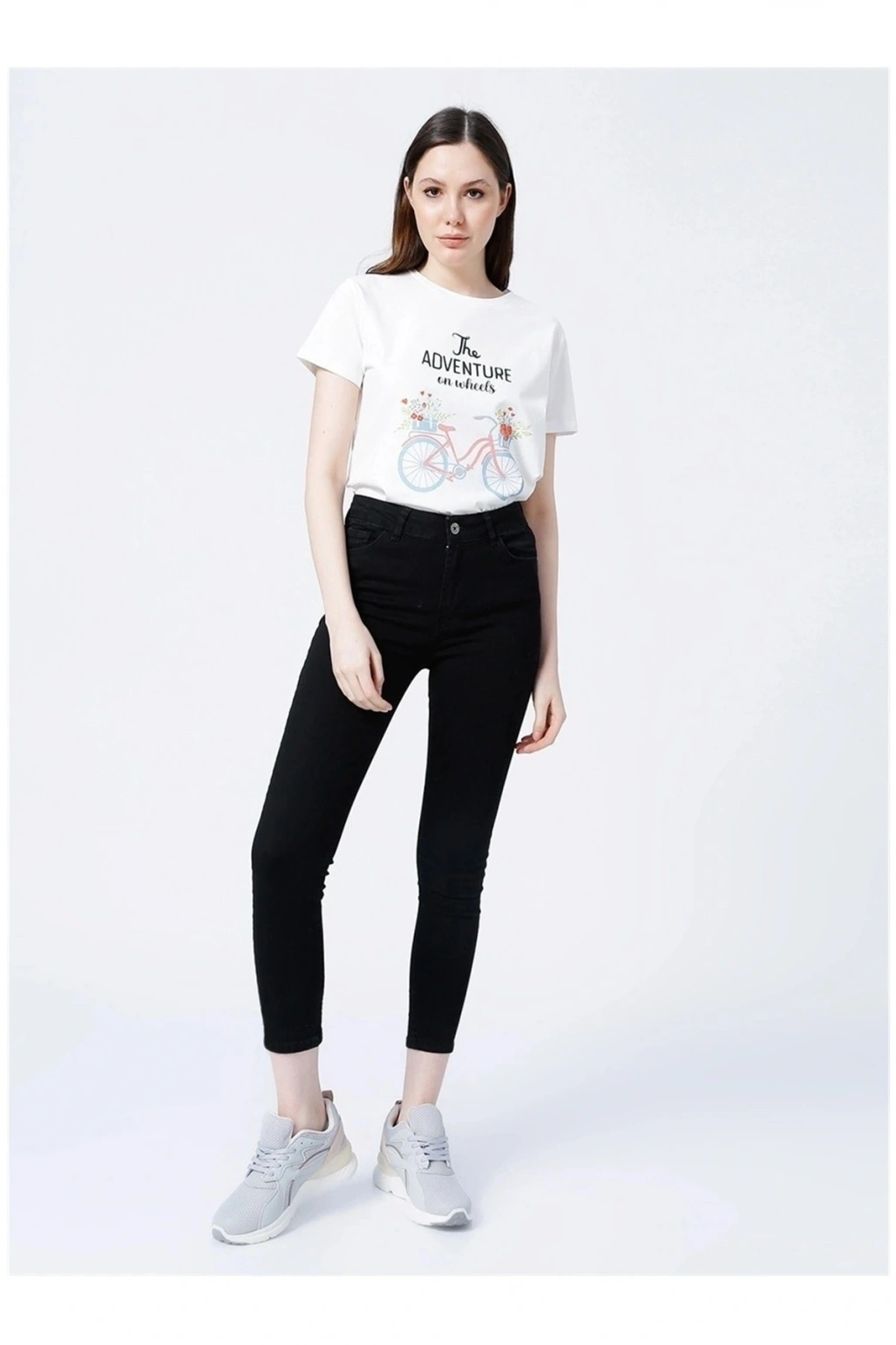 22k0565k1 Kadın Jean Pantolon Siyah