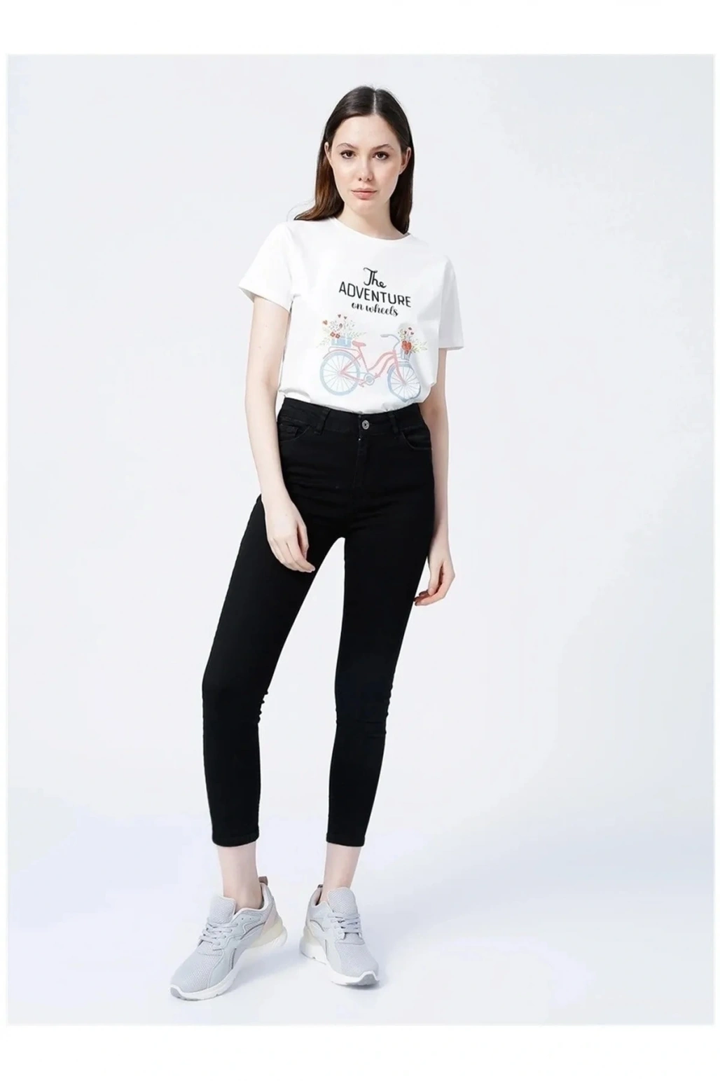 22k0565k1 Kadın Jean Pantolon Siyah