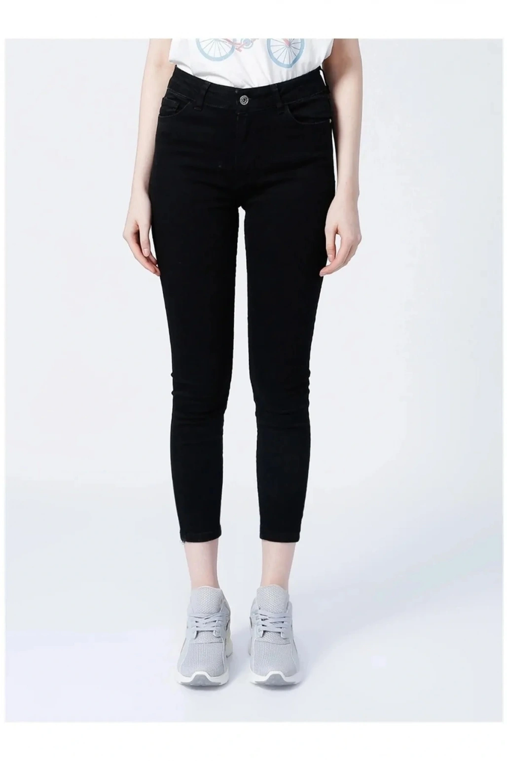 22k0565k1 Kadın Jean Pantolon Siyah