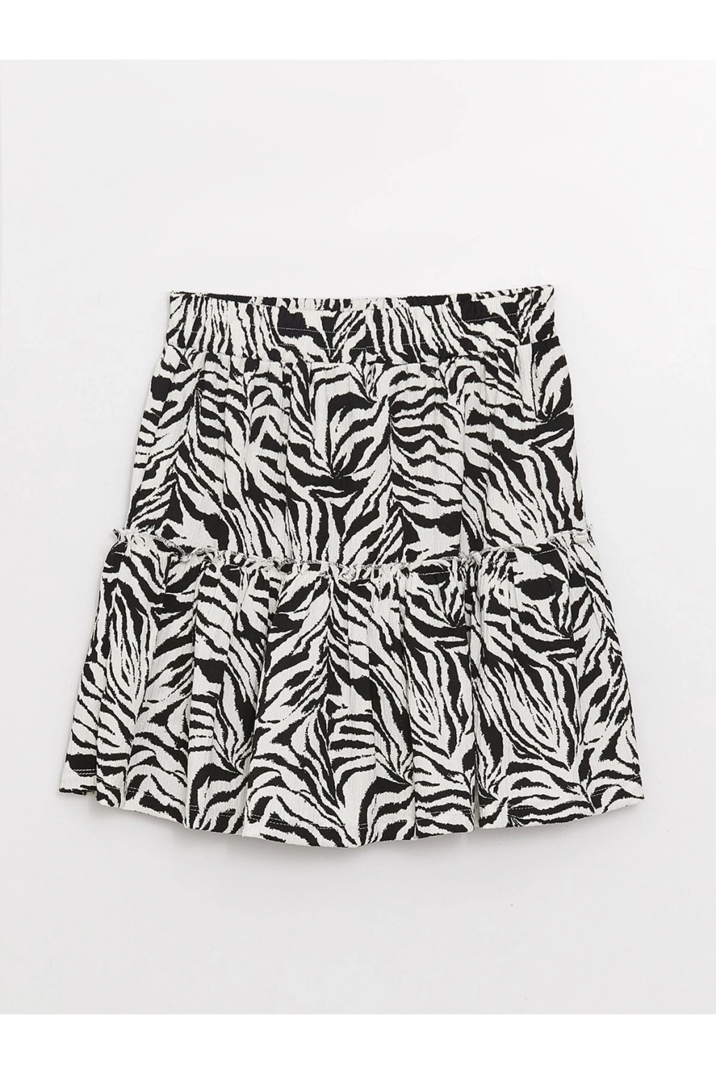 Lcw Casual Beli Lastikli Çiçekli Kadın Şortlu Etek