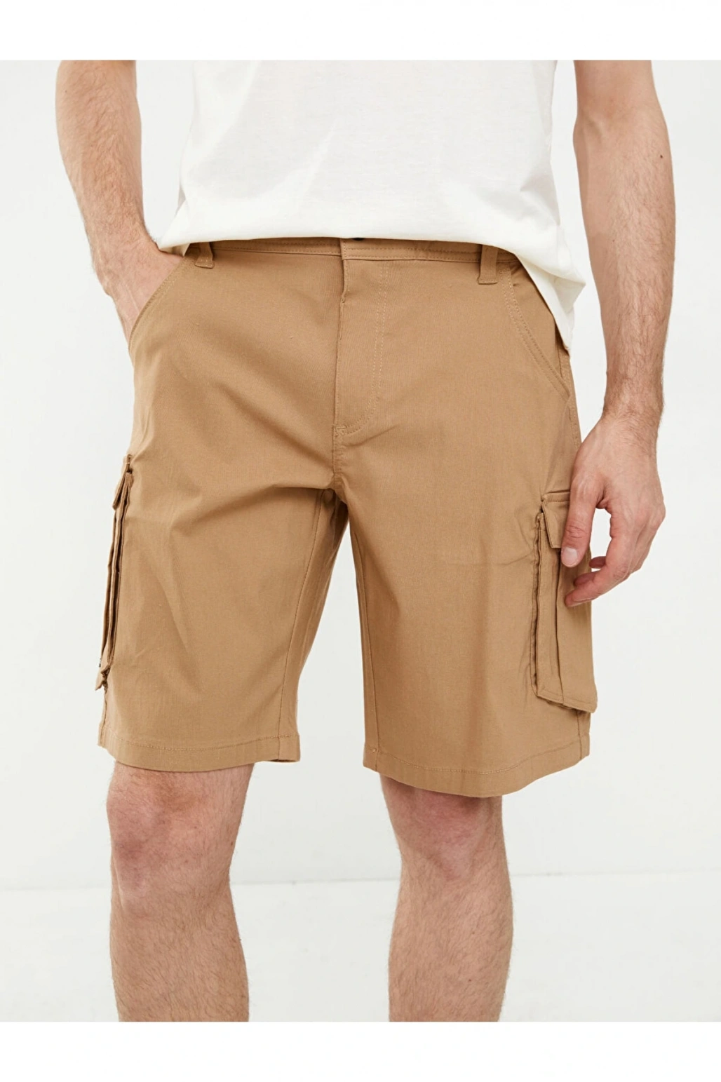 Standart Kalıp Erkek Kargo Şort