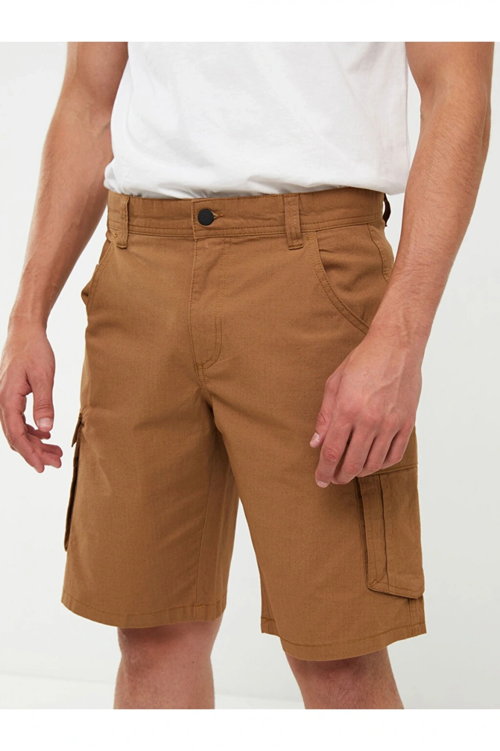 LCW OUTDOOR Kahverengi Standart Kalıp Erkek Kargo Şort