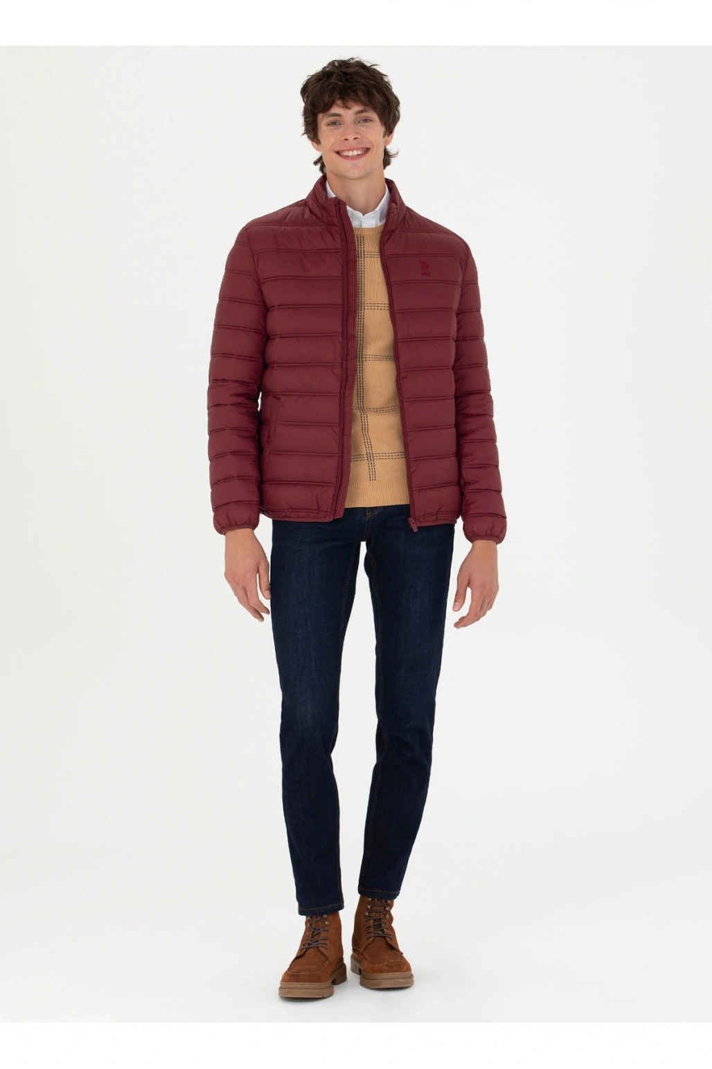 U.S. Polo Assn. Bordo Erkek Mont BONY23K