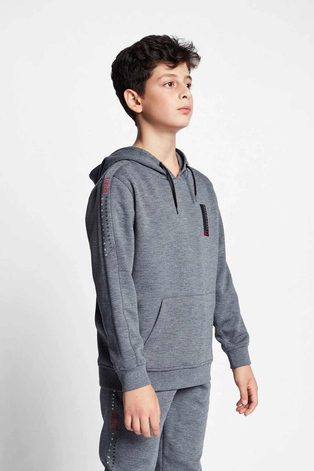 Çocuk Kapüşonlu Sweatshirt 22b-3113