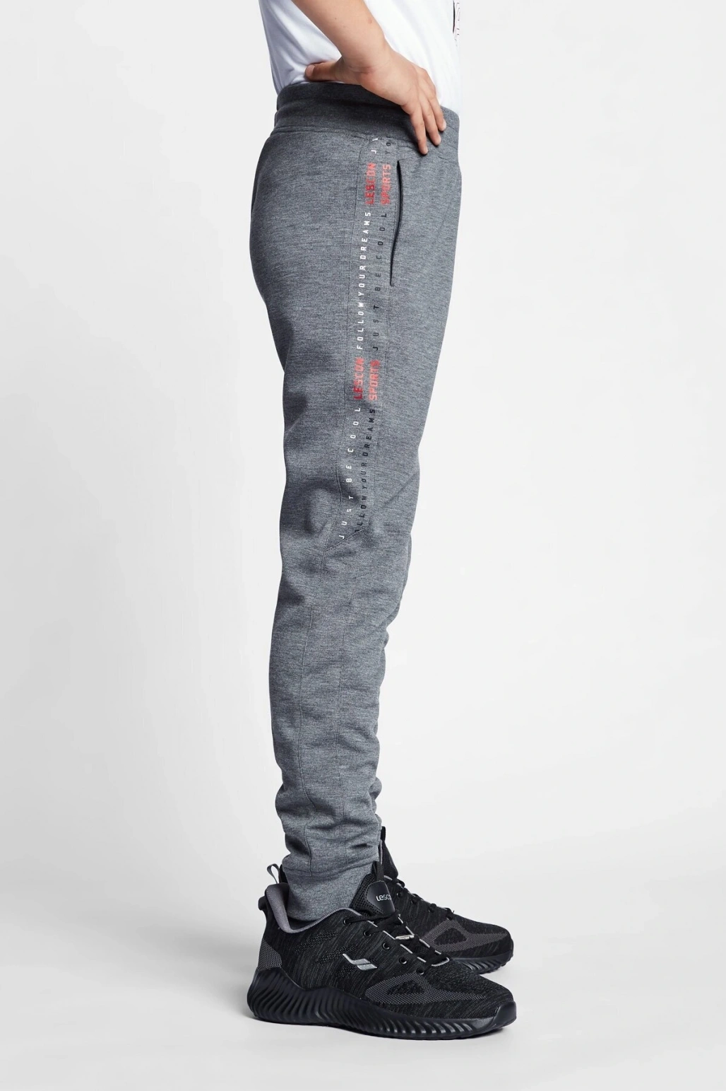 Gri Melanj Çocuk Eşofman Altı 22b-3104