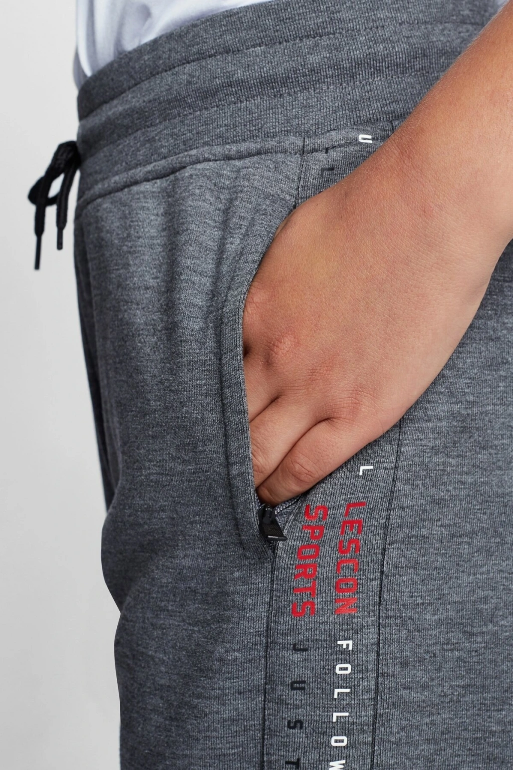 Gri Melanj Çocuk Eşofman Altı 22b-3104