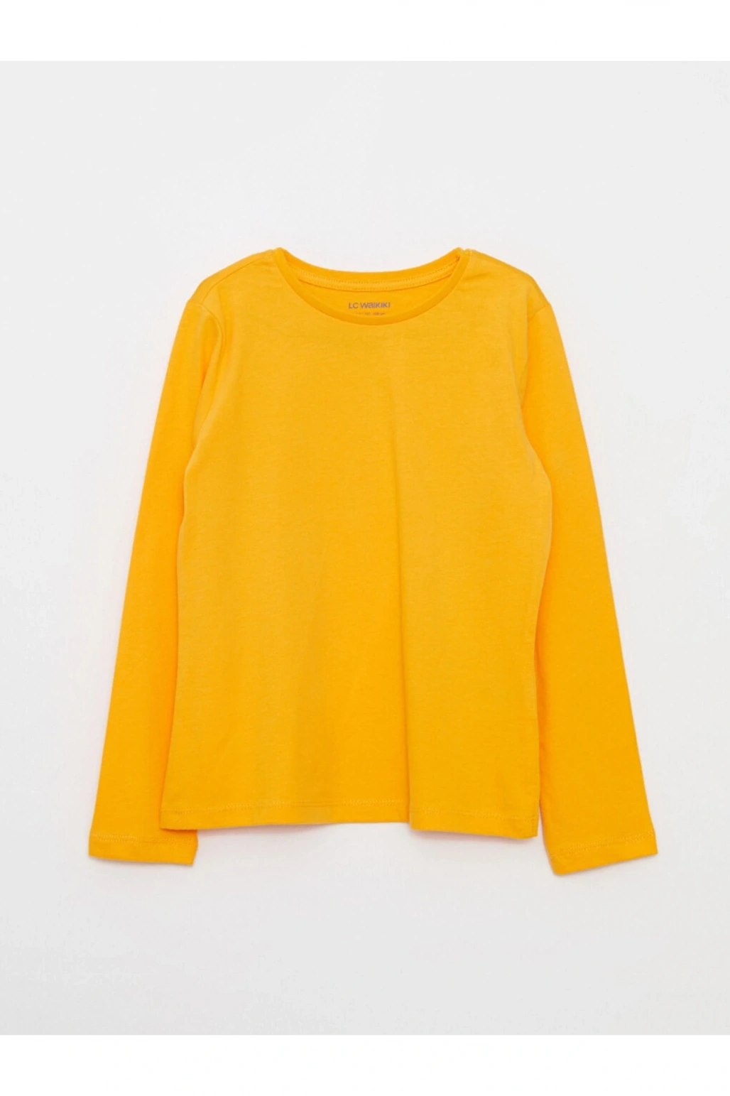 Bisiklet Yaka Basic Uzun Kollu Kız Çocuk Tişört