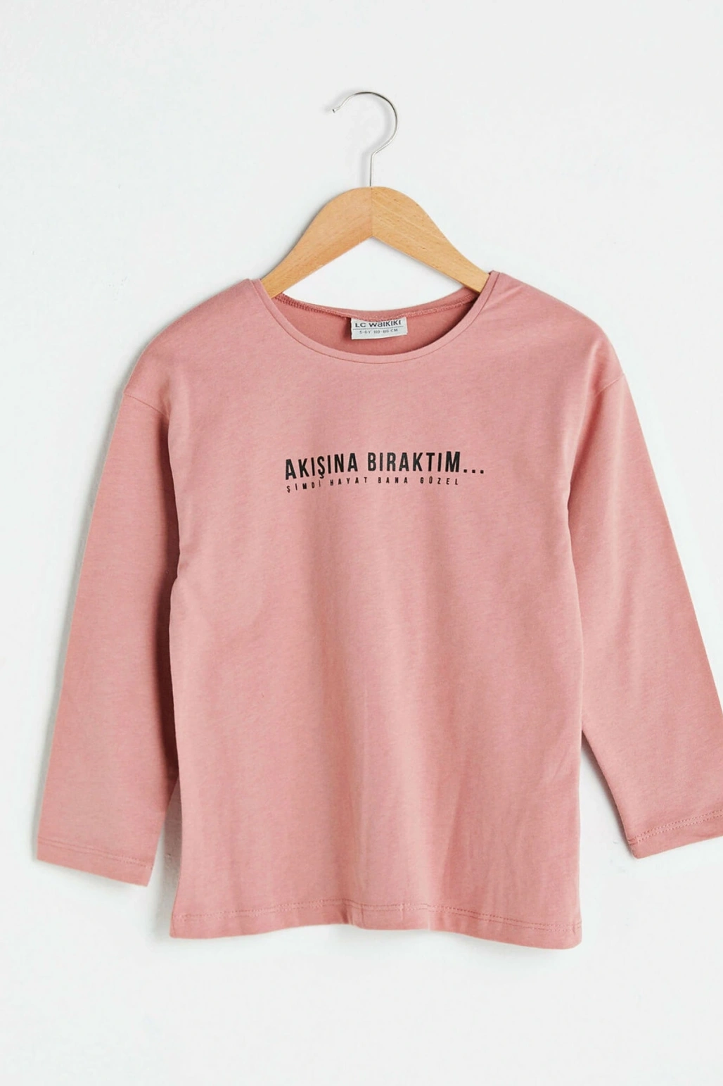 Kız Çocuk Mat Pembe Rfj T-Shirt