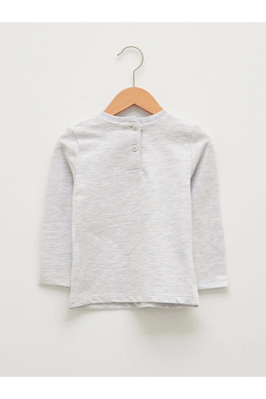 Bisiklet Yaka Uzun Kol Baskılı Kız Bebek Sweathirt