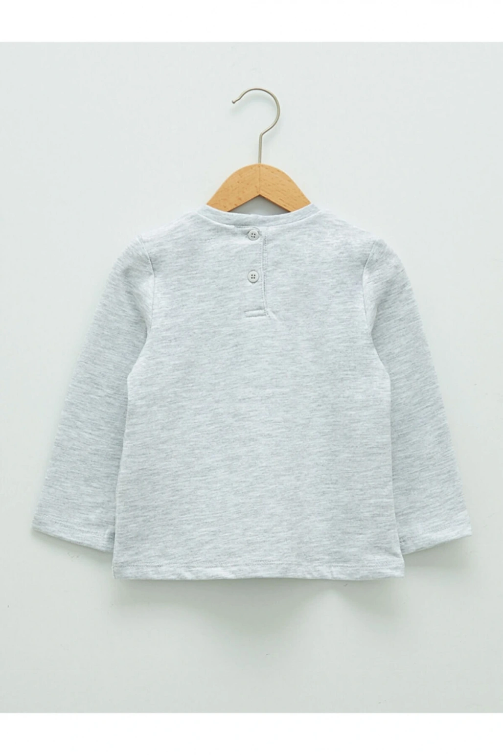 Bisiklet Yaka Uzun Kol Baskılı Kız Bebek Sweathirt