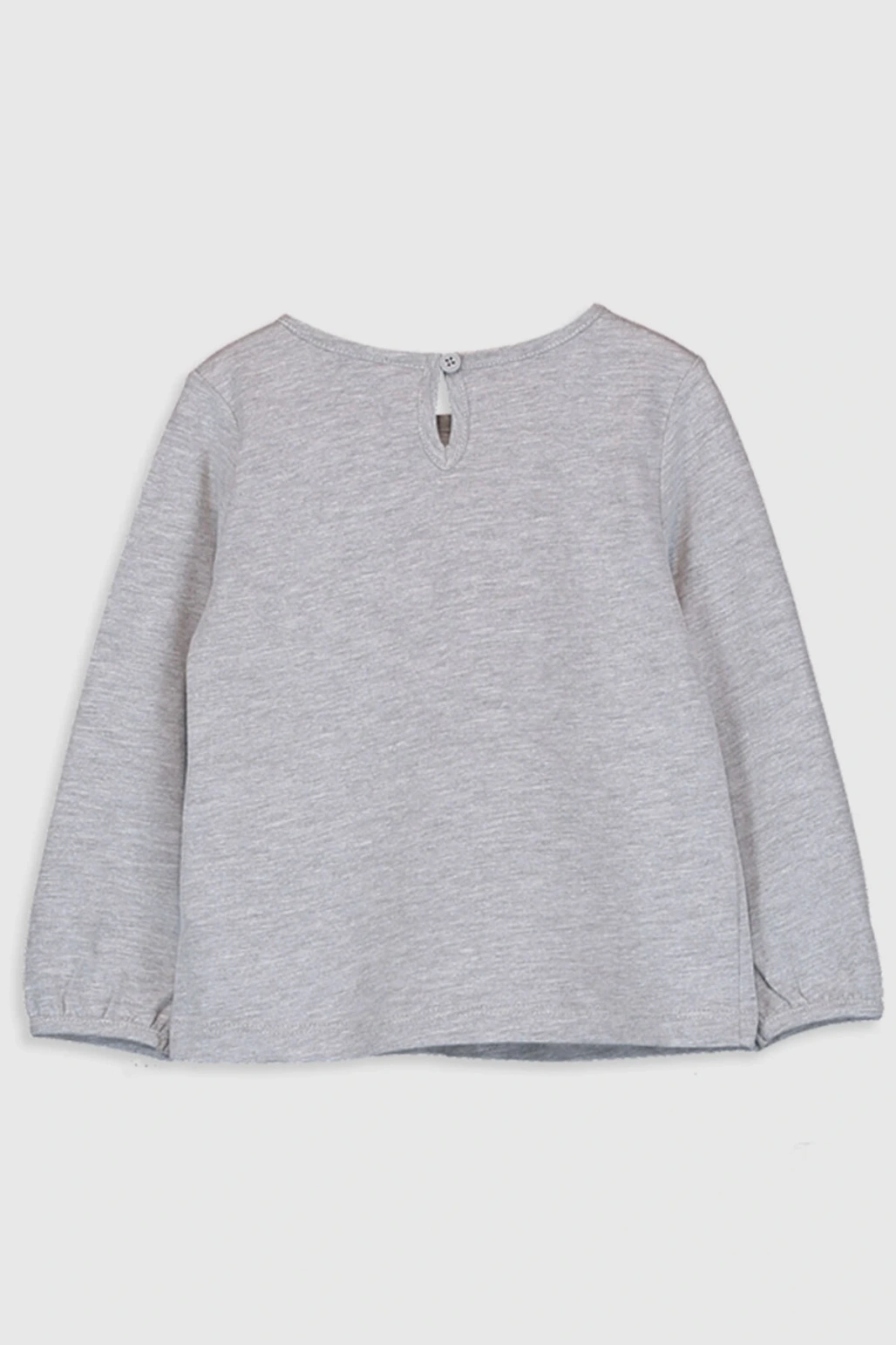 Kız Bebek Gri Melanj Ct3 T-Shirt