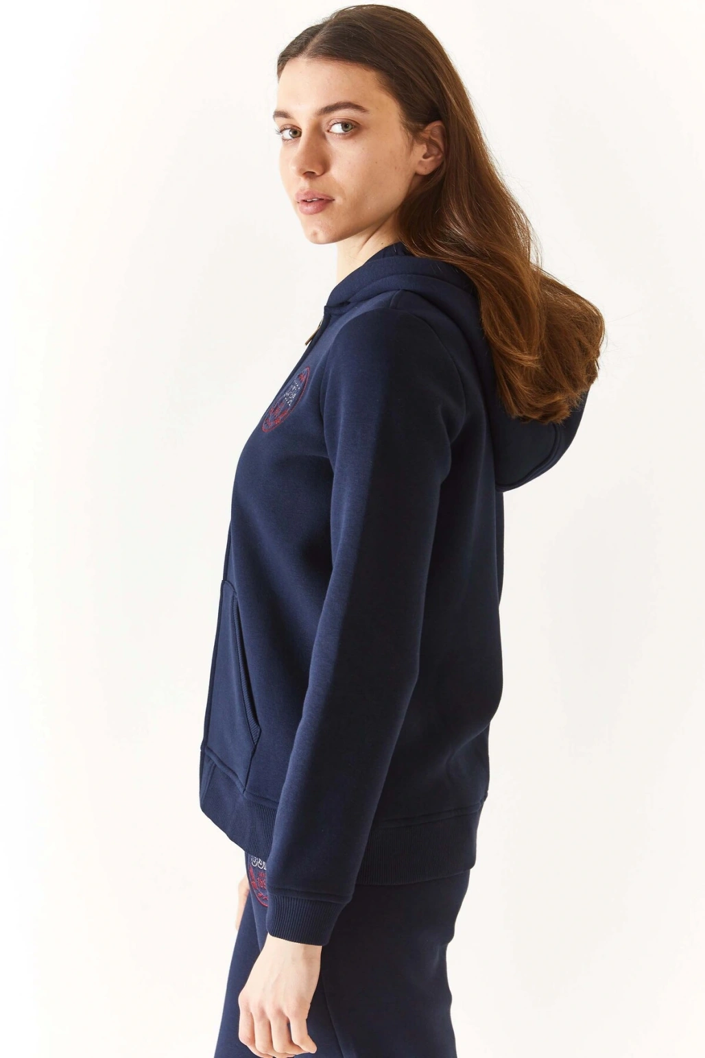 GO82GL082 Kapşonlu Sweat Çeket