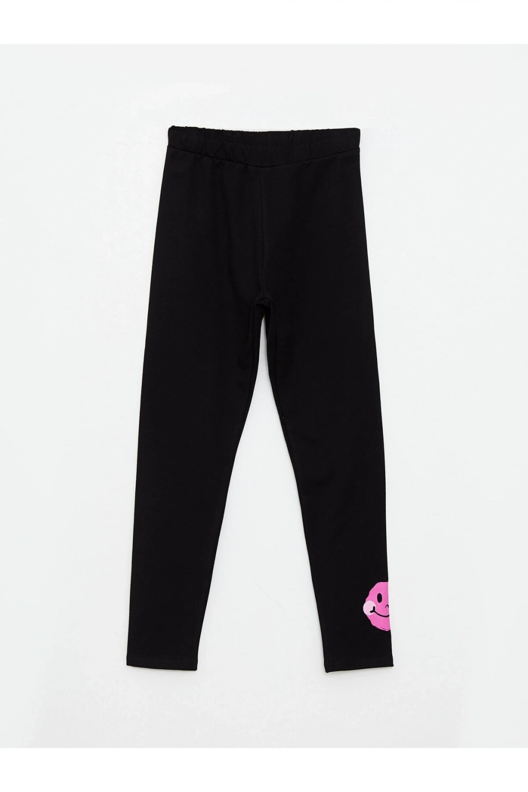 Kapüşonlu Baskılı Uzun Kollu Kız Çocuk Sweatshirt ve Tayt