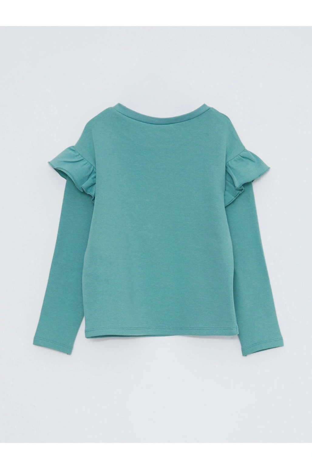 Bisiklet Yaka Basic Uzun Kollu Kız Çocuk Tişört