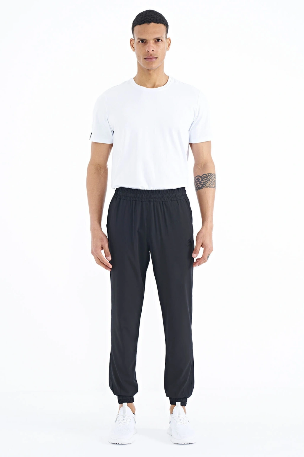 Siyah Yan Cep Detaylı Jogger Erkek Eşofman Alt - 84944