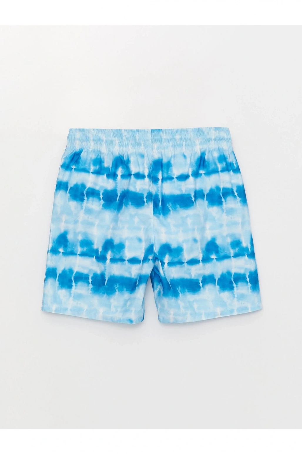 Kısa Boy Desenli Erkek Deniz Şortu