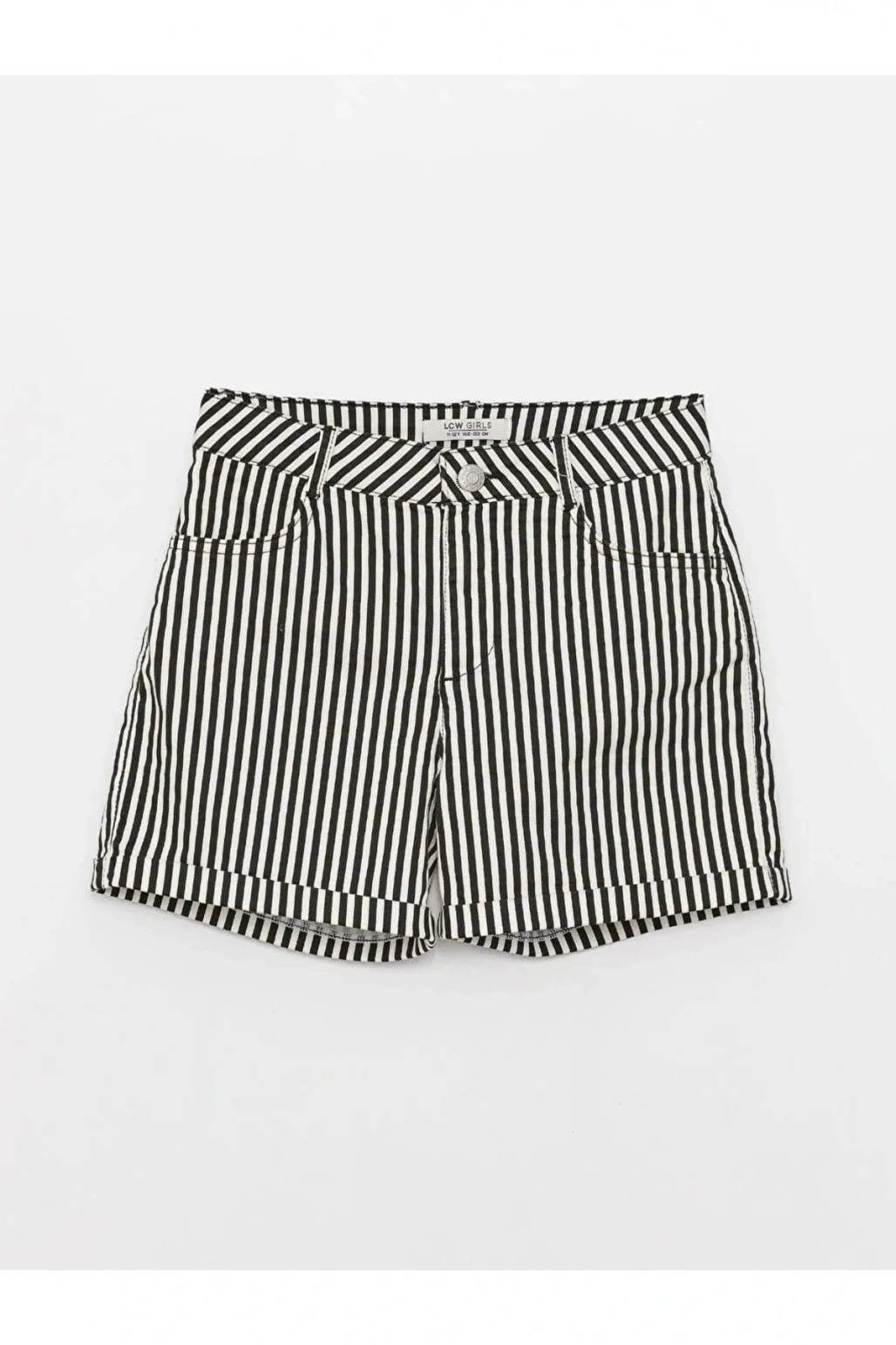 Lcw Kids Çizgili Kız Çocuk Şort