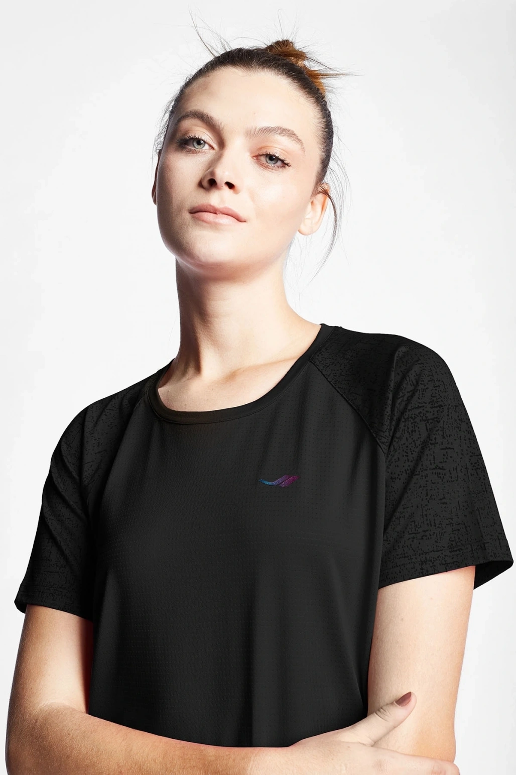 Kadın Koşu Kısa Kollu T-shirt 24b-2015