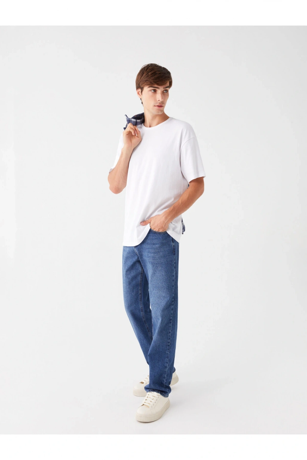 Wide Leg Erkek Jean Pantolon