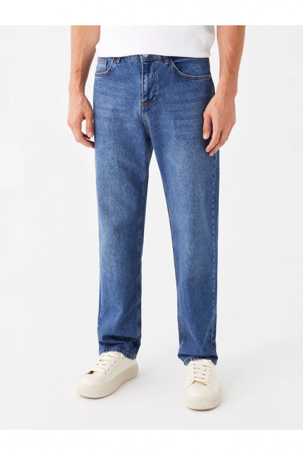 Wide Leg Erkek Jean Pantolon