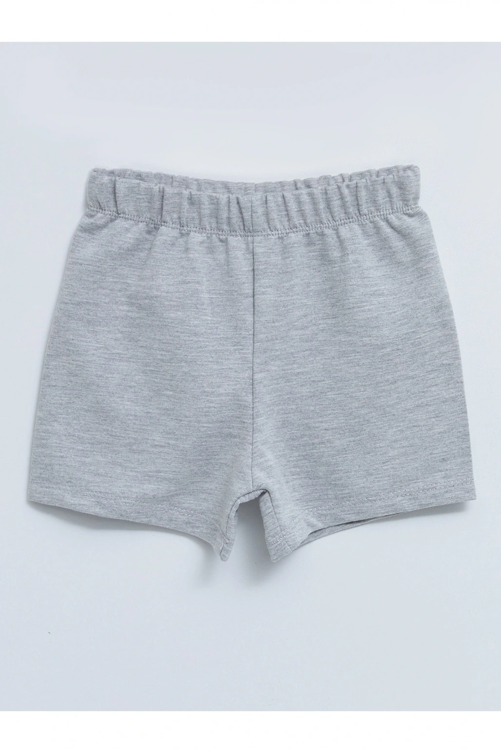 Beli Lastikli Basic Pamuklu Kız Bebek Şort