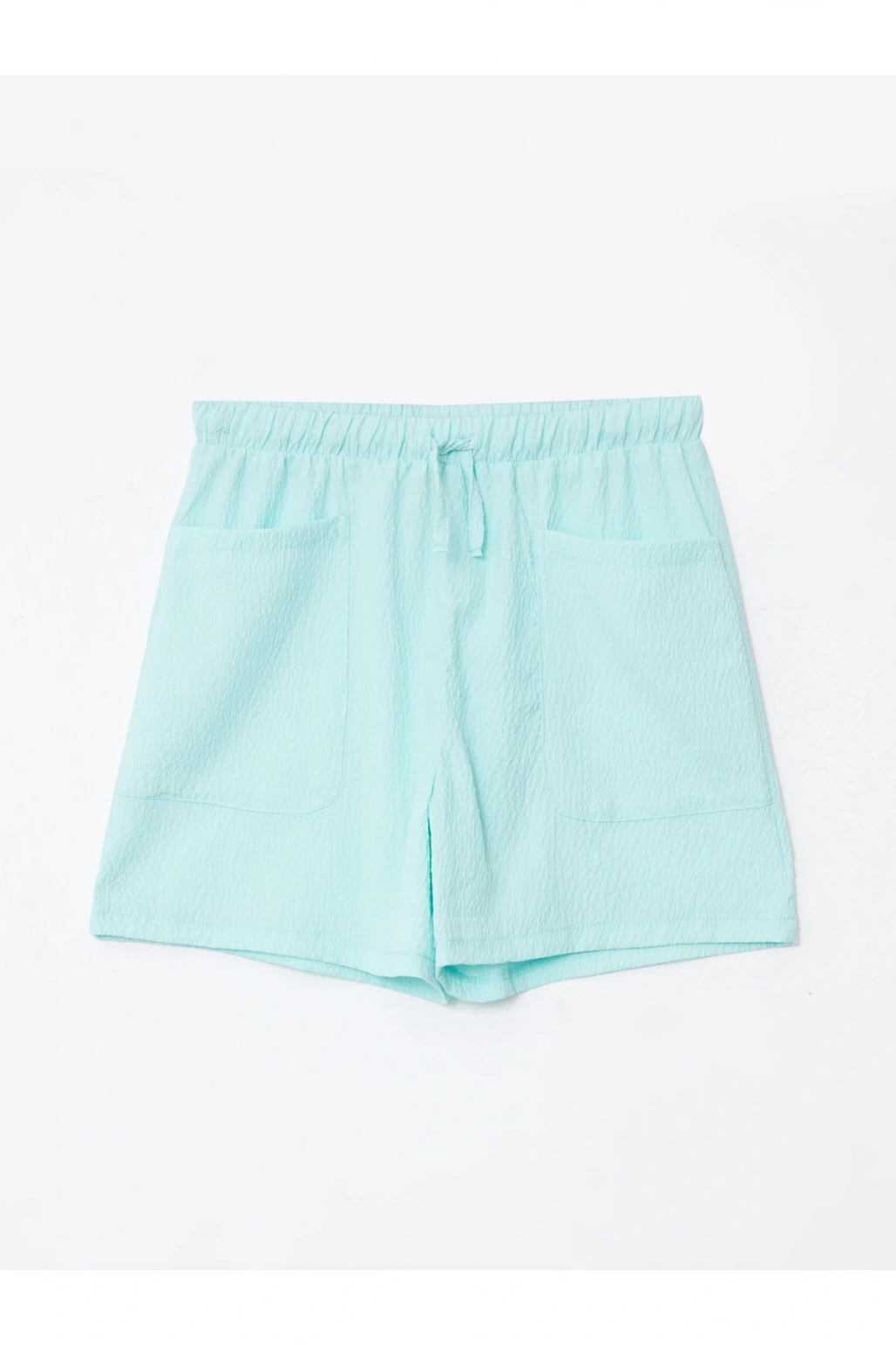 Beli Lastikli Basic Kız Çocuk Şort