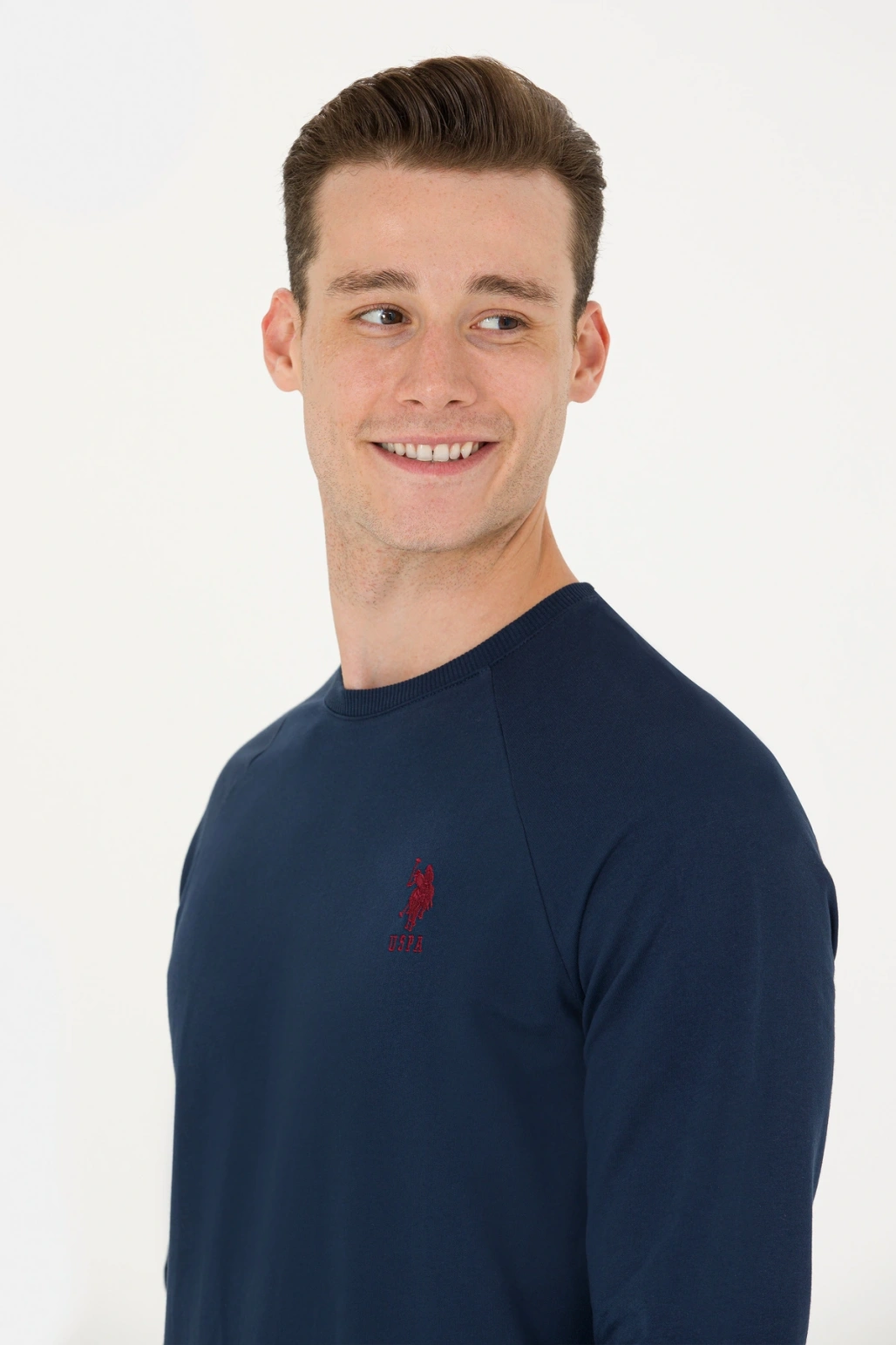 Erkek Lacivert Basic Sweatshirt 50269412-VR033