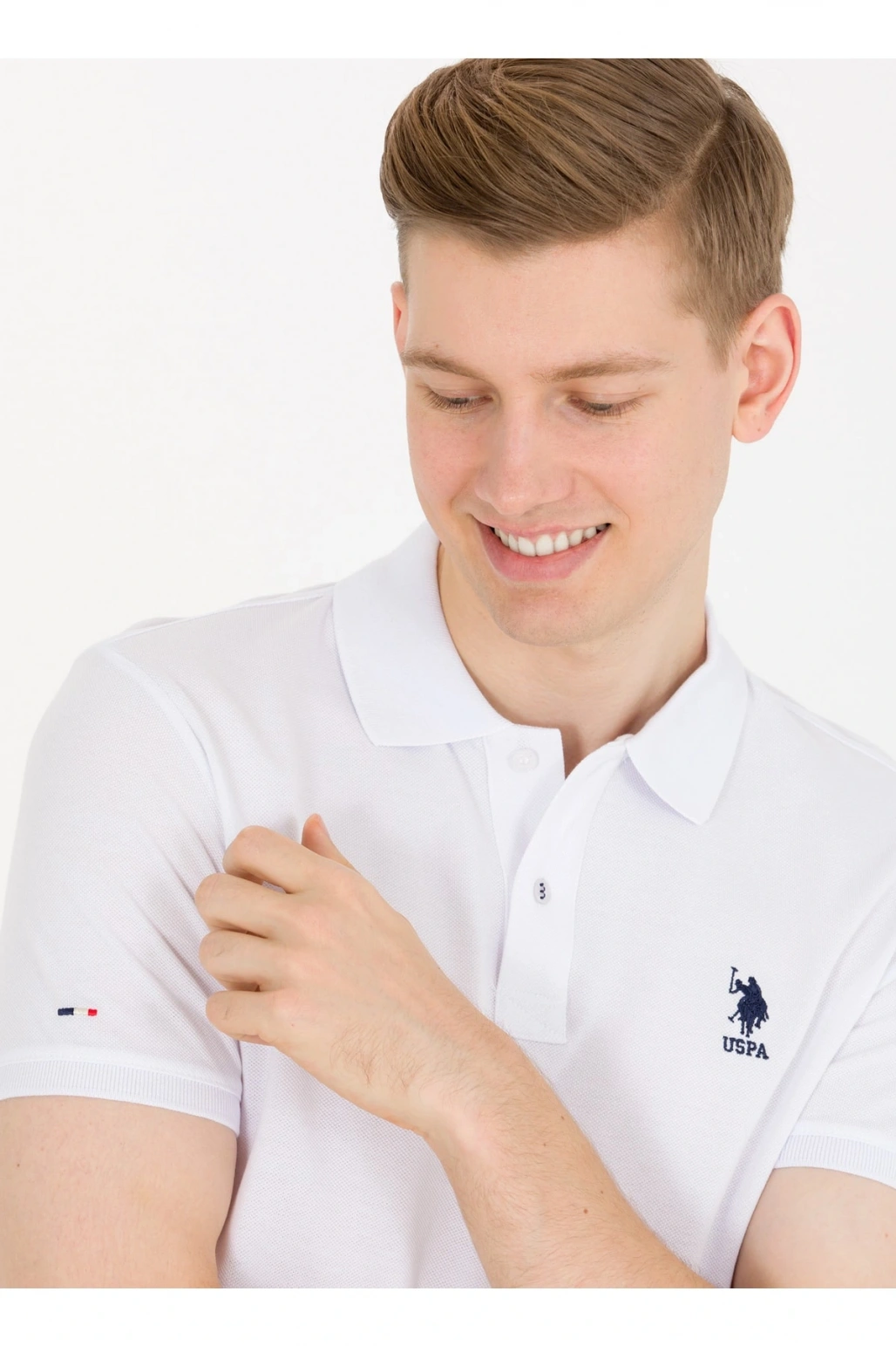 Polo T-shirt, Xs, Beyaz