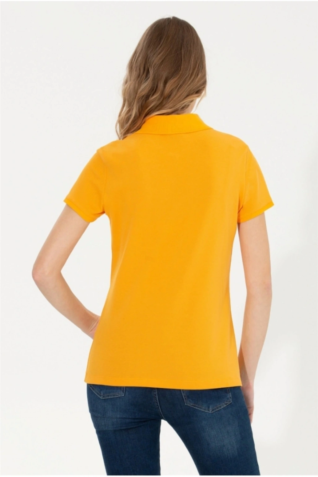Kadın Sarı Basic T-shirt