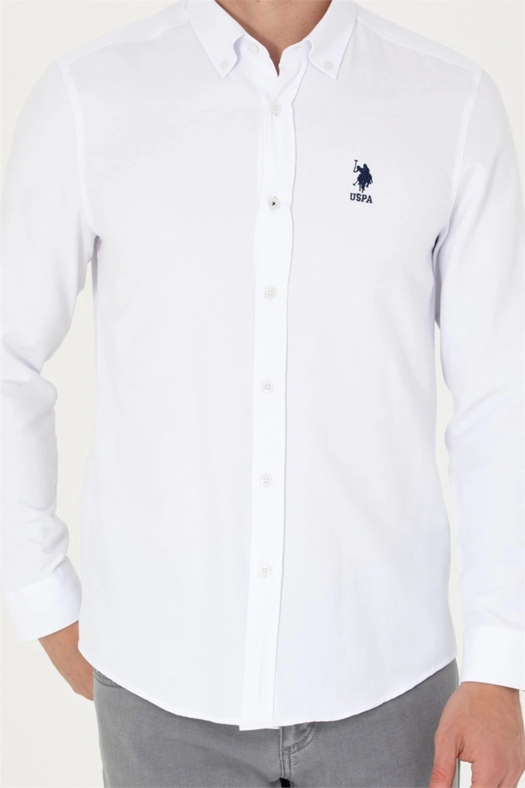 Nova023k Us Polo Assn Erkek Gömlek 1672542 Beyaz