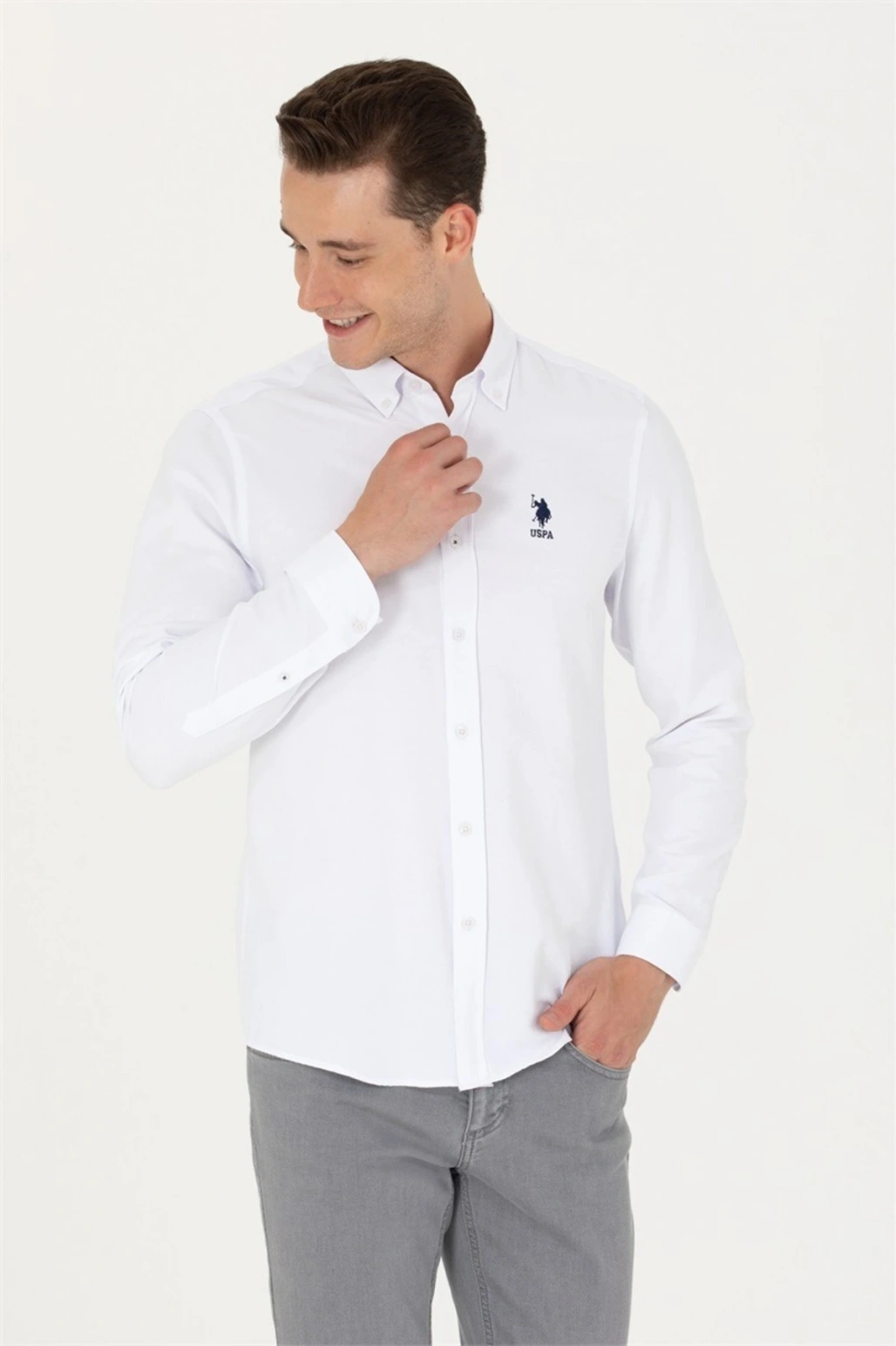 Nova023k Us Polo Assn Erkek Gömlek 1672542 Beyaz