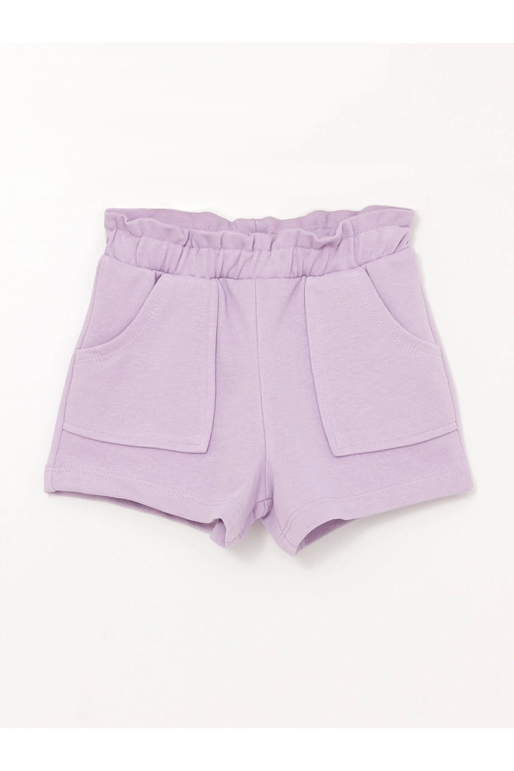 Beli Lastikli Basic Kız Bebek Şort