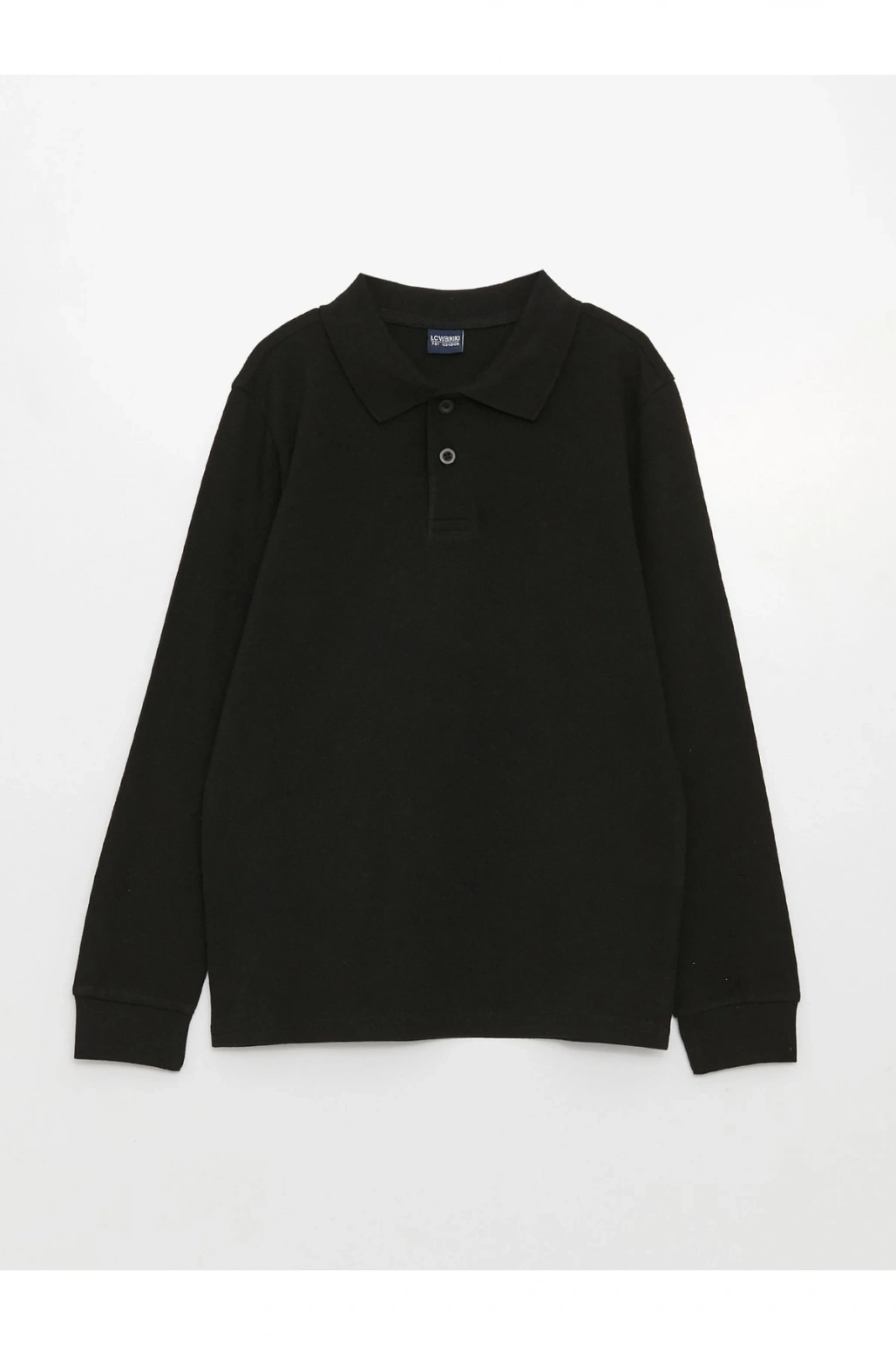 Polo Yaka Basic Uzun Kollu Erkek Çocuk Tişört