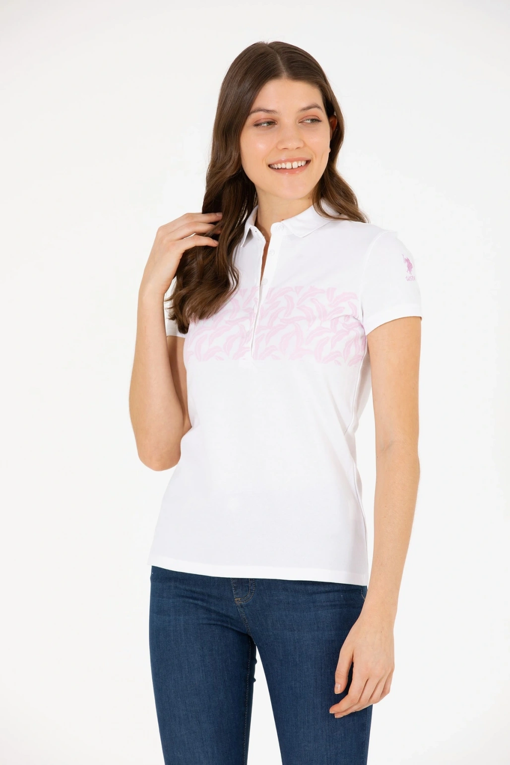 U.s. Polo Spor Slimfit Polo Yaka T-shırt 1570765 Gray 211 Manolya