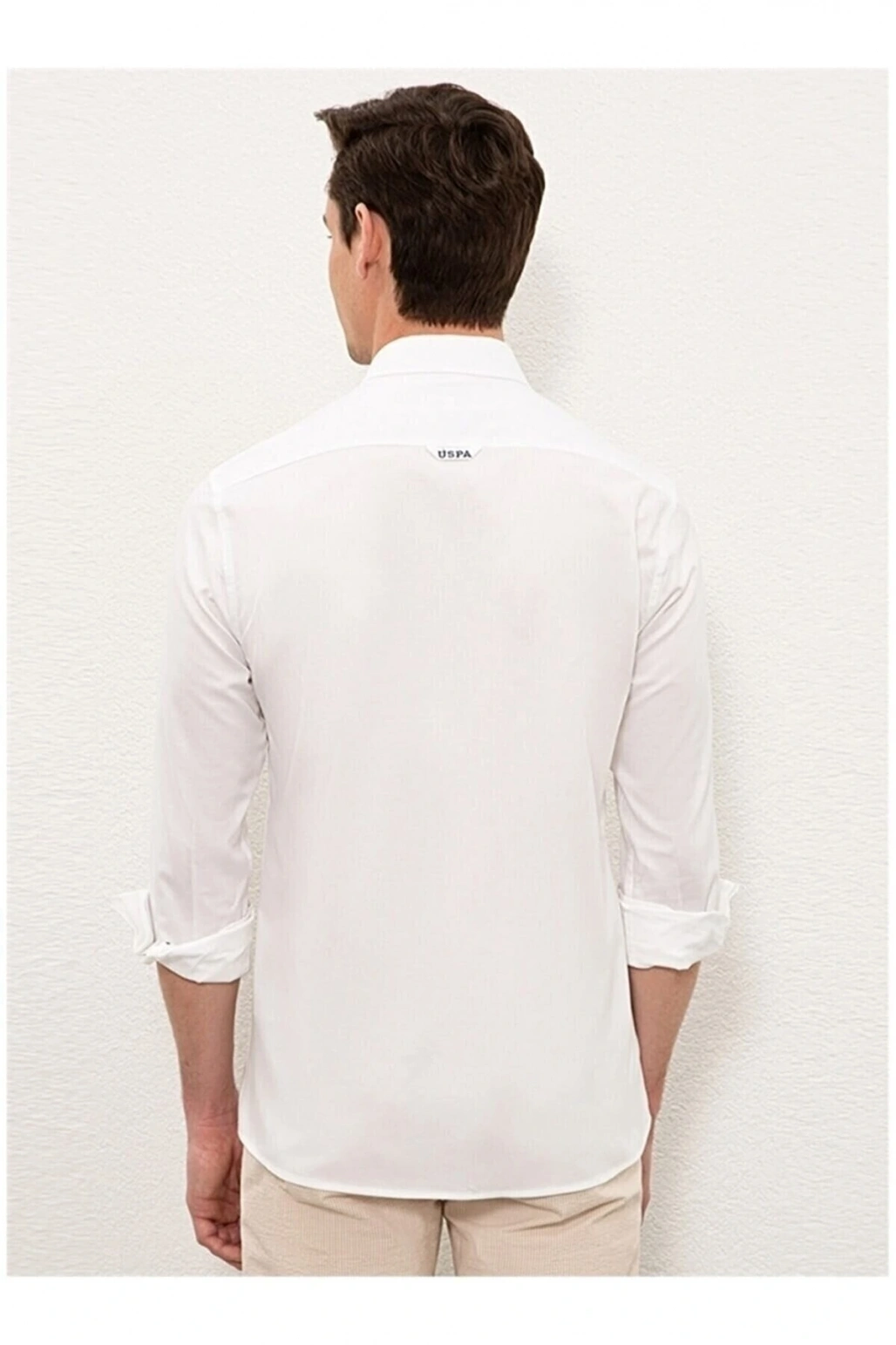 Erkek Dokuma Regular Fit Beyaz Gömlek