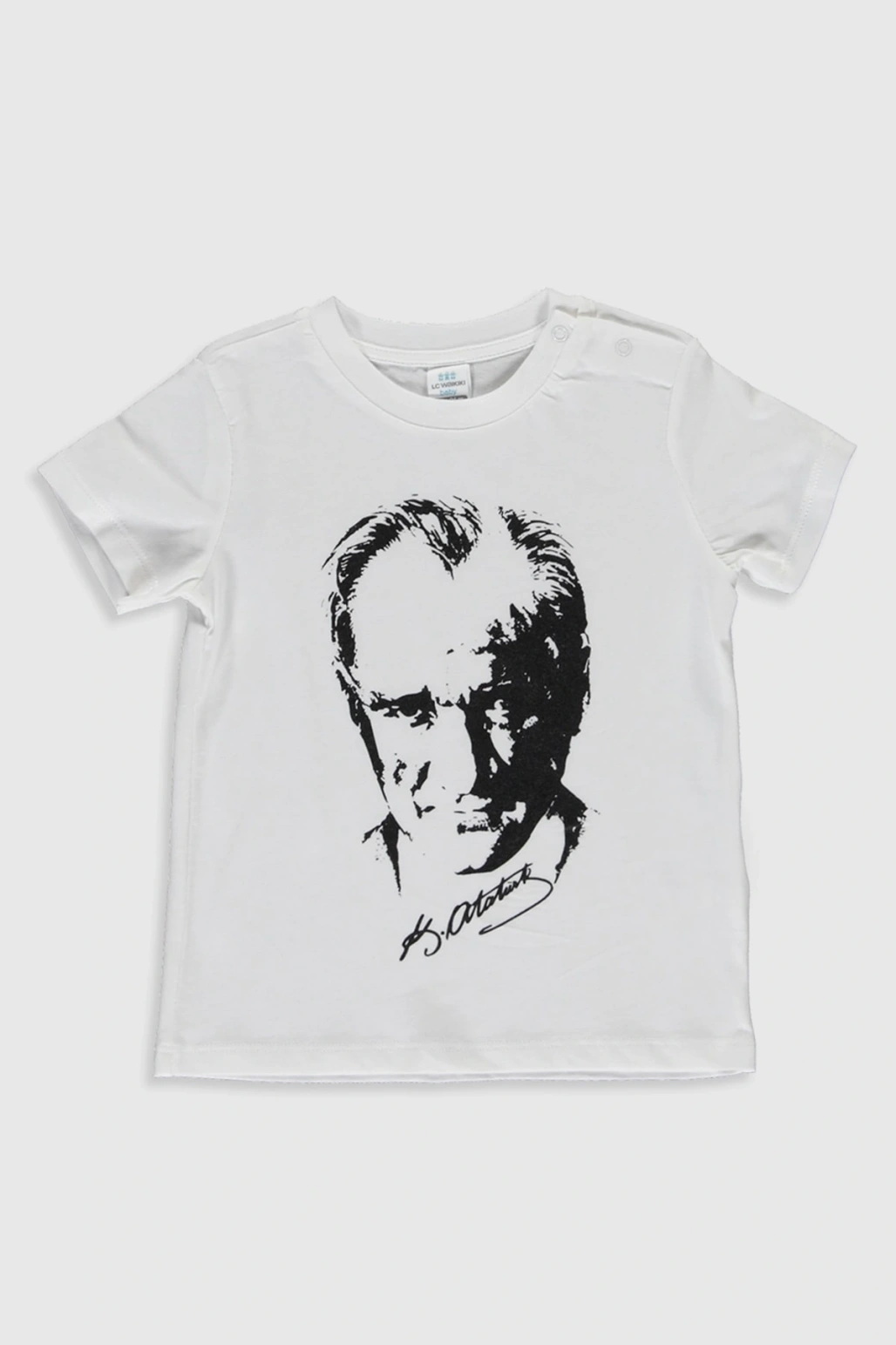 Erkek Bebek Optik Beyaz E5X Tişört