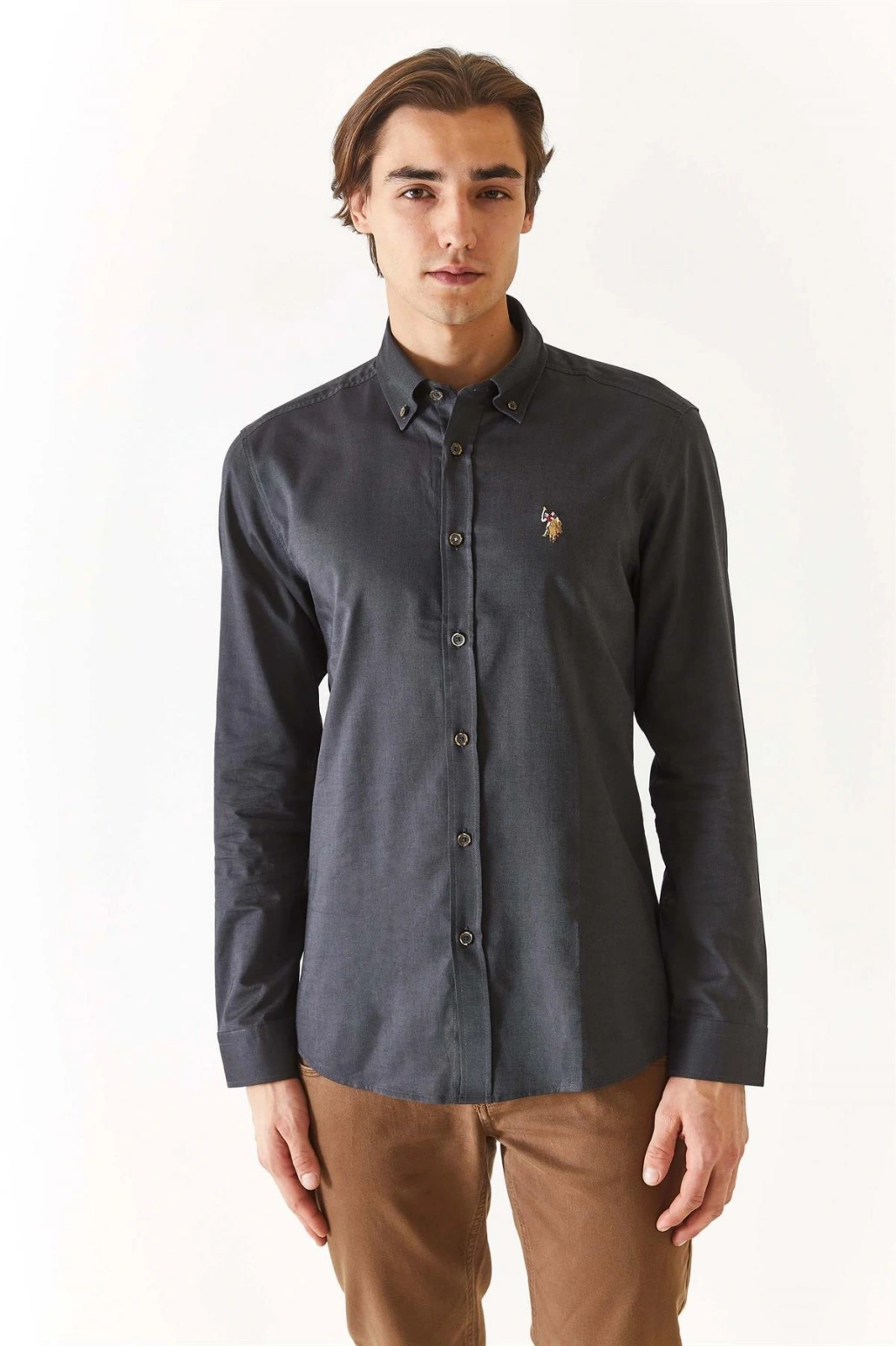 1672341 POLO DOKUMA GÖMLEK