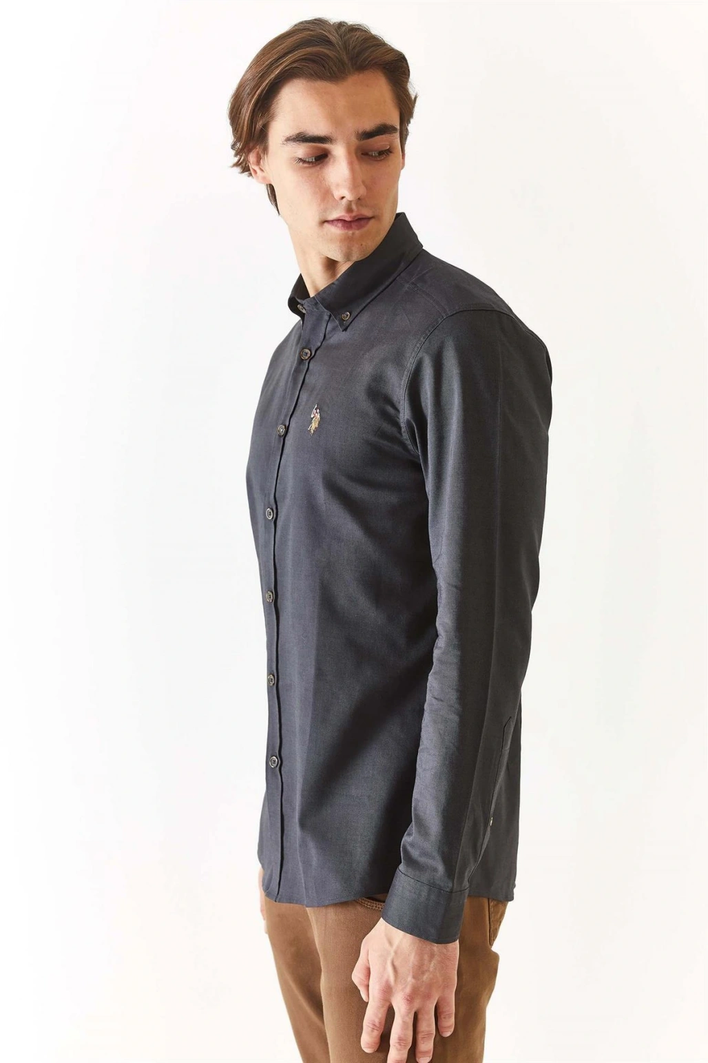 1672341 POLO DOKUMA GÖMLEK