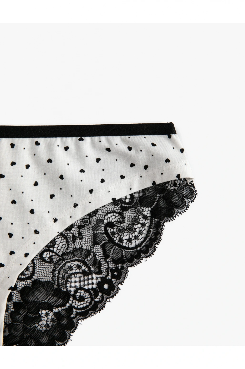 Dantelli Külot Pamuklu Brazilian Baskılı