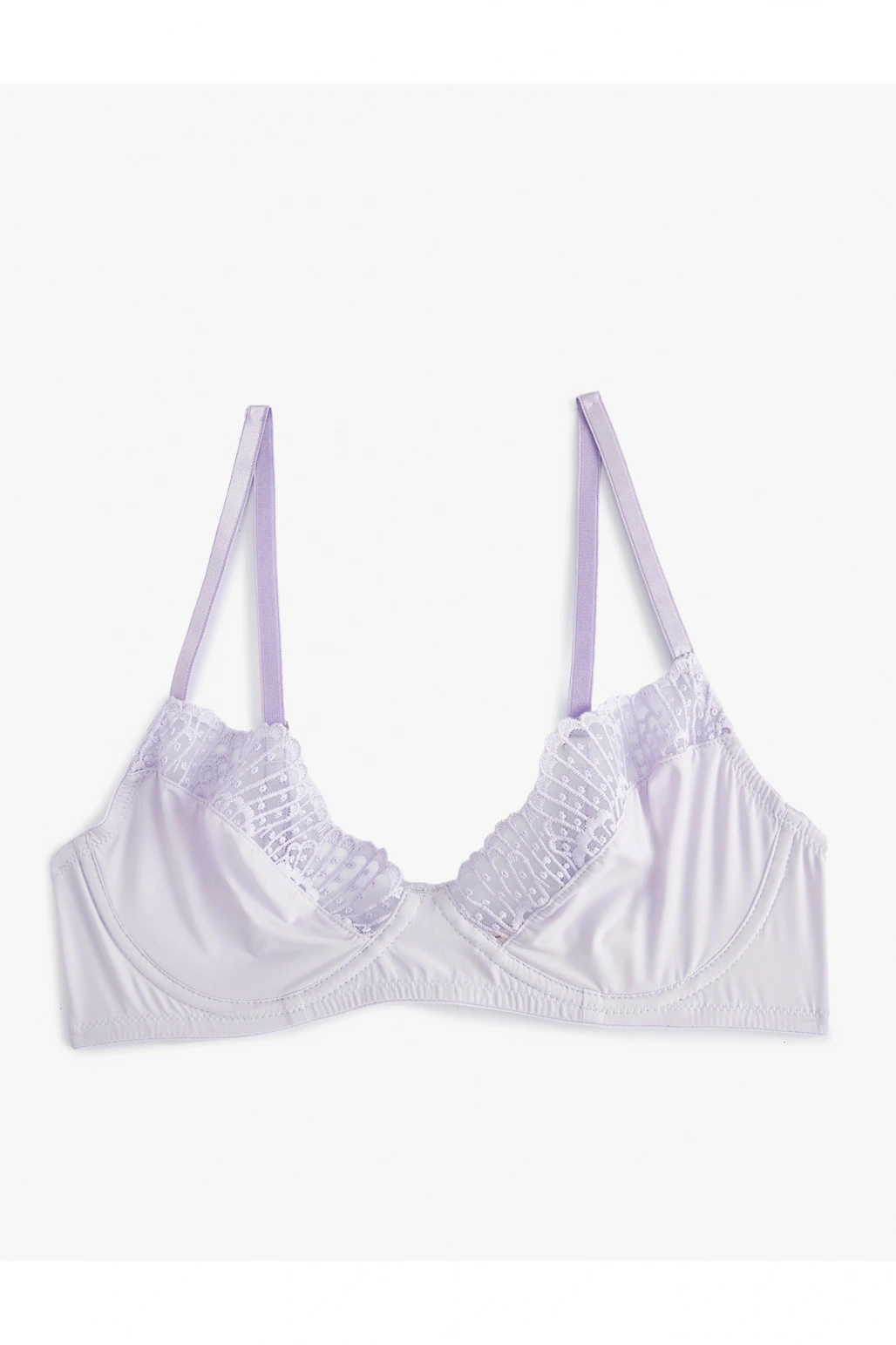 Dantelli Balenli Sütyen Dolgusuz Kapsız