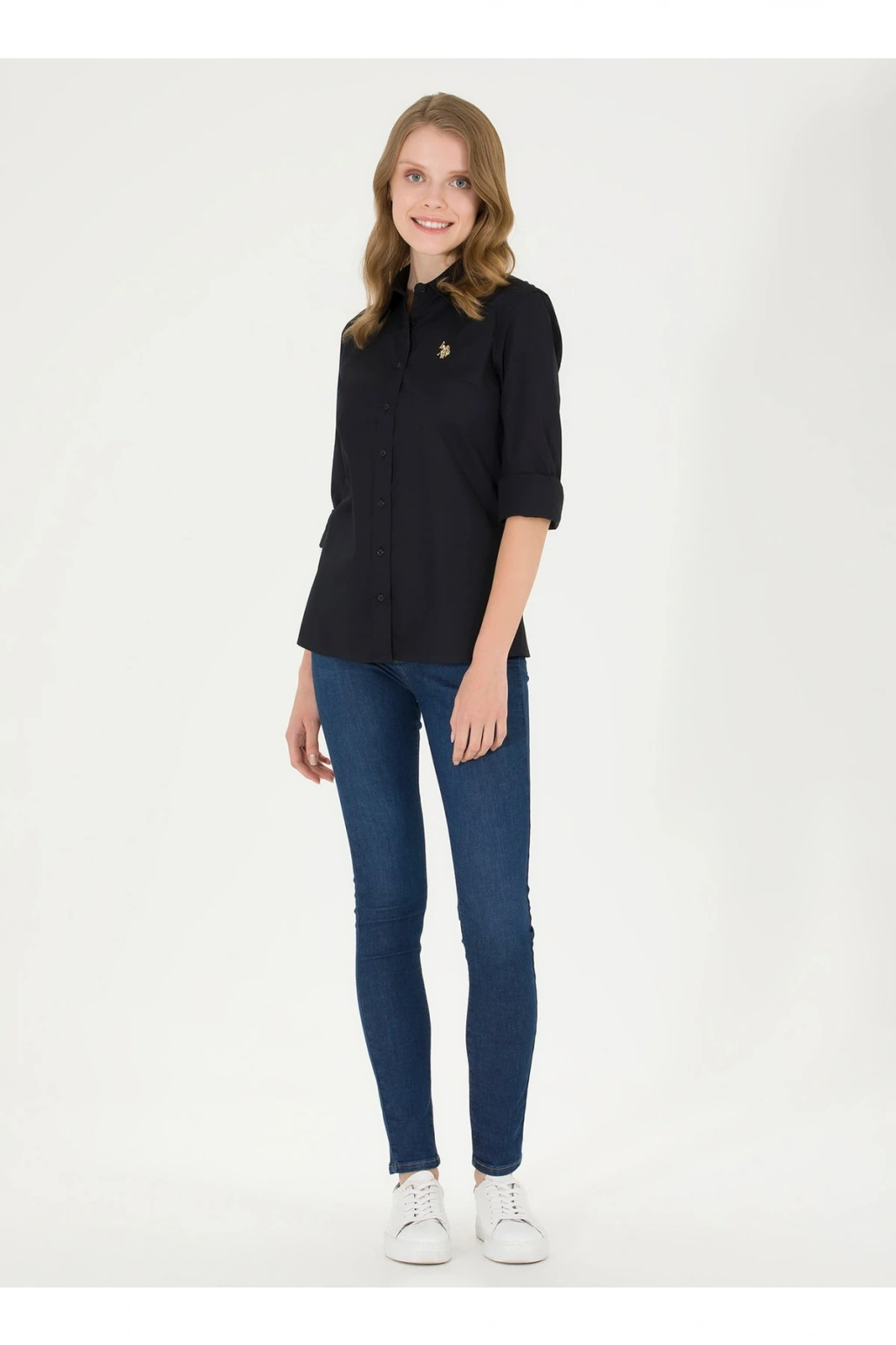 Gömlek, 44, Koyu Siyah