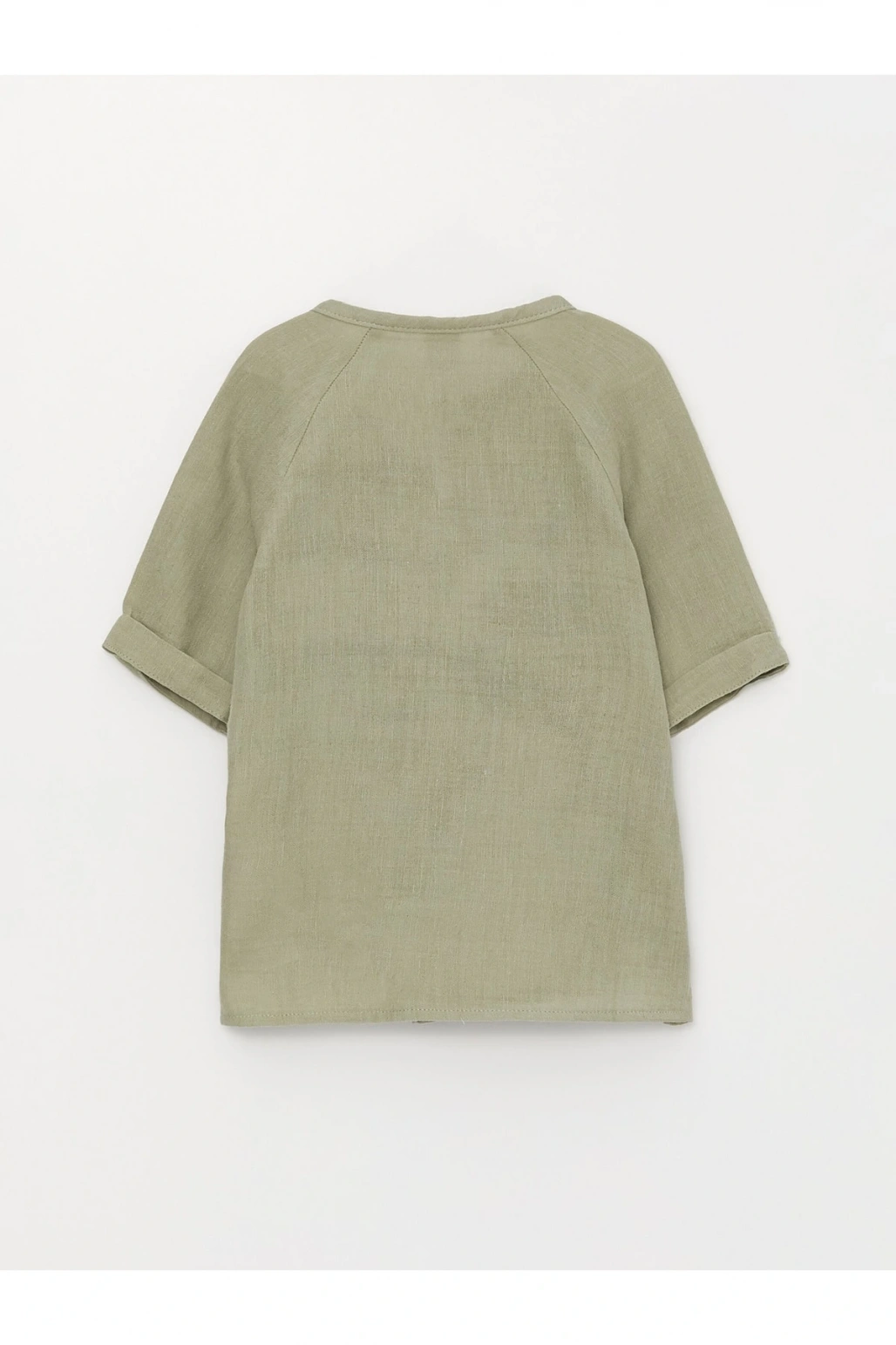 Hakim Yaka Kısa Kollu Erkek Bebek Gömlek