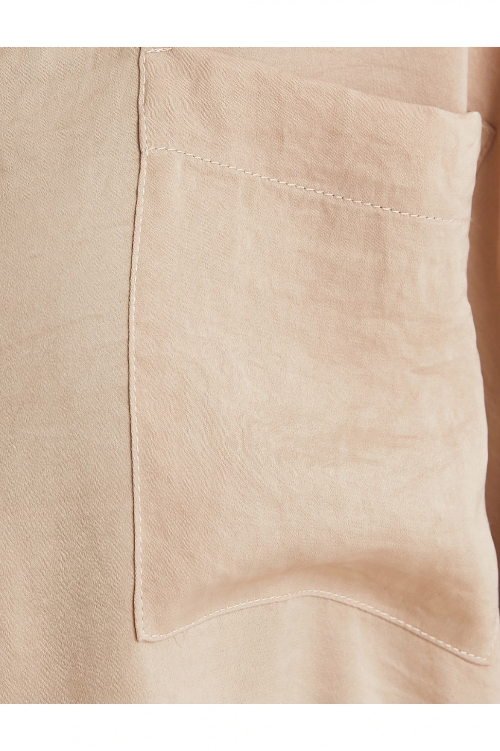 Hakim Yaka Gömlek Uzun Katlamalı Kol Cepli Düğmeli Regular Fit