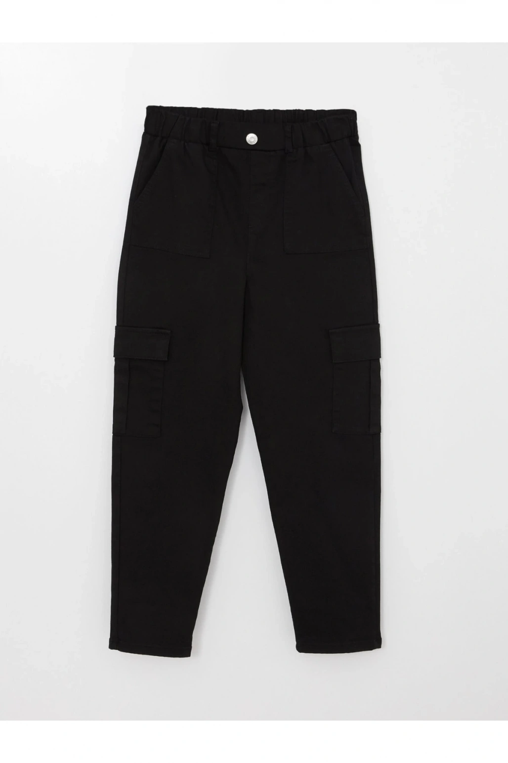 Beli Lastikli Basic Gabardin Kız Çocuk Pantolon