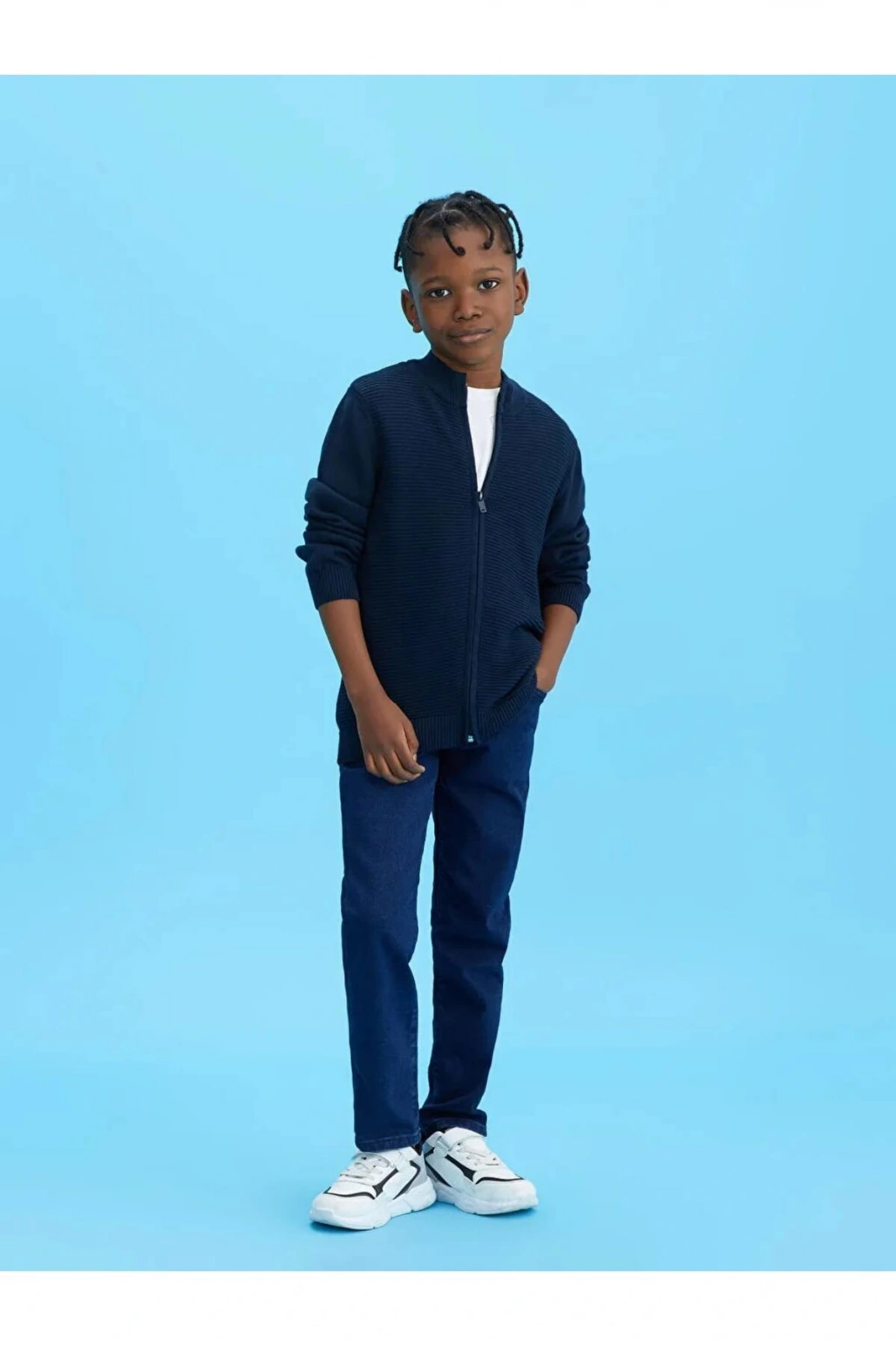 LCW Kids Siyah Basic Erkek Çocuk Jean Pantolon