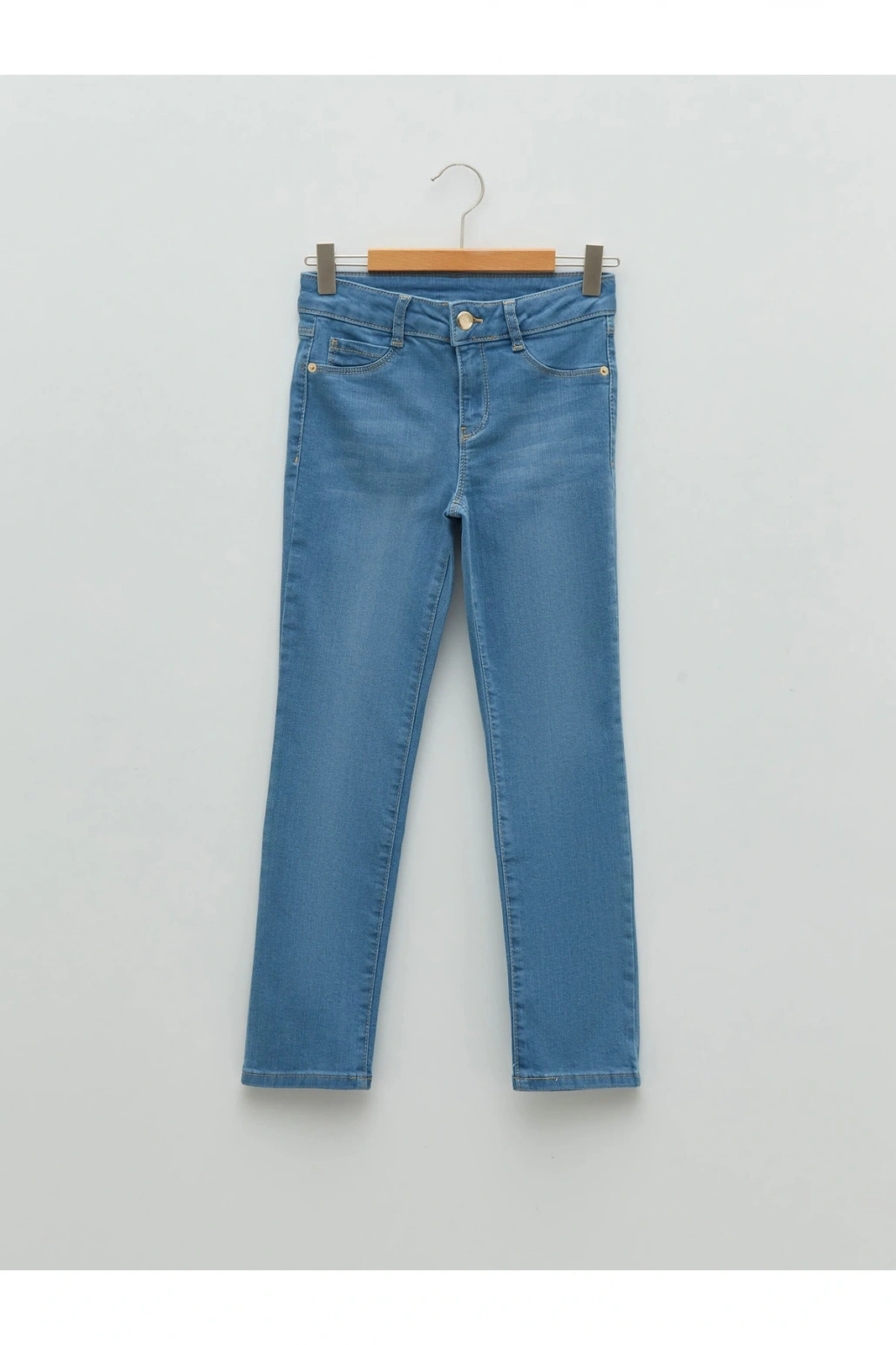 Slim Fit Kız Çocuk Jean Pantolon