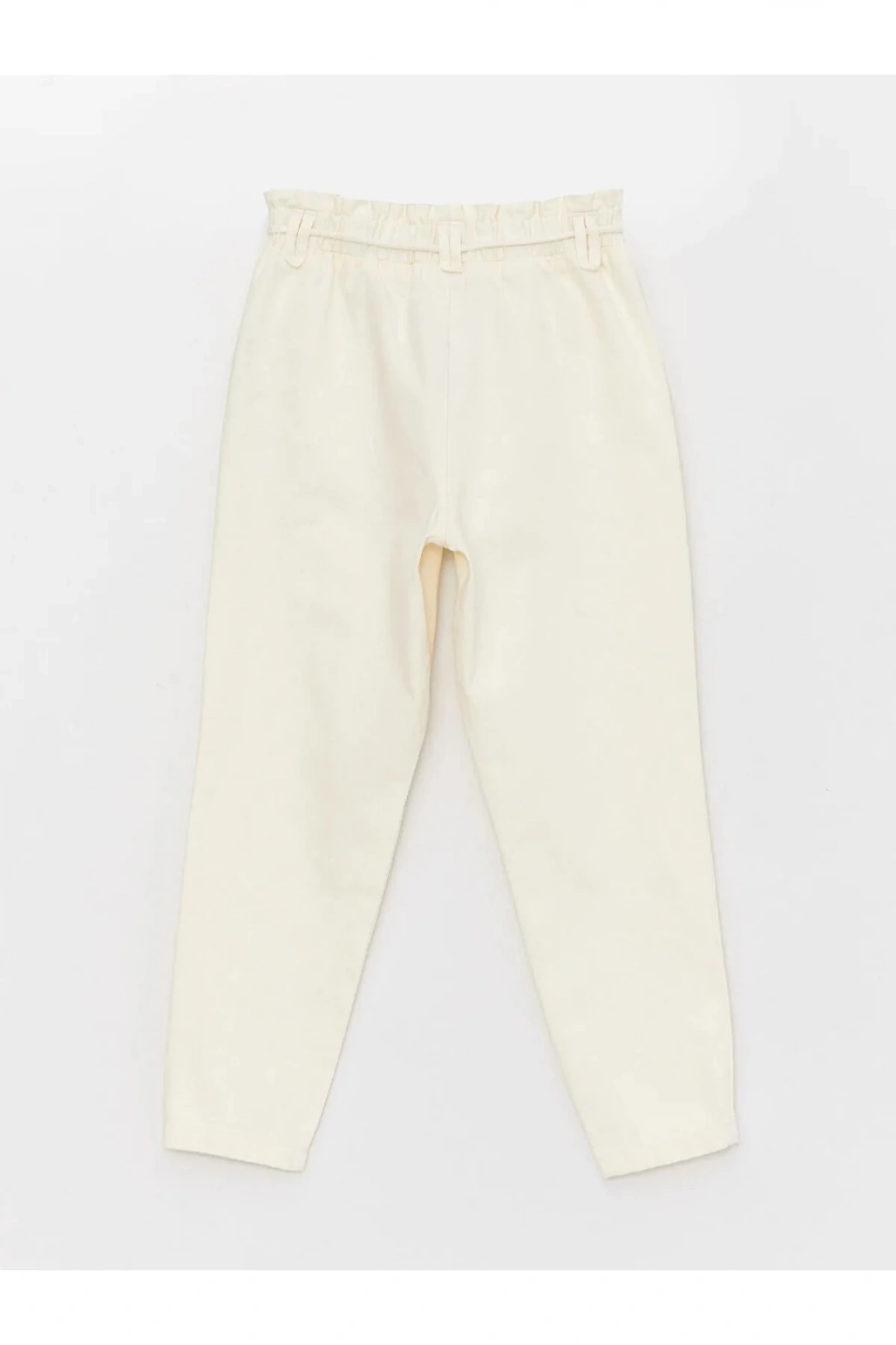 Kids Beli Lastikli Mom Fit Kız Çocuk Pantolon