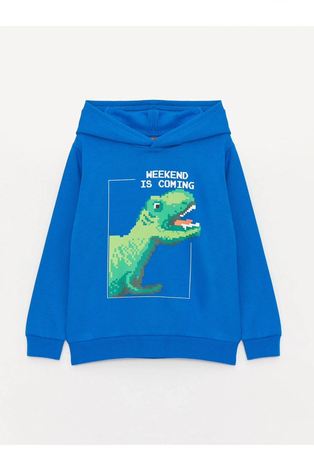 Baskılı Uzun Kollu Erkek Çocuk Hoodie ve Eşofman Altı